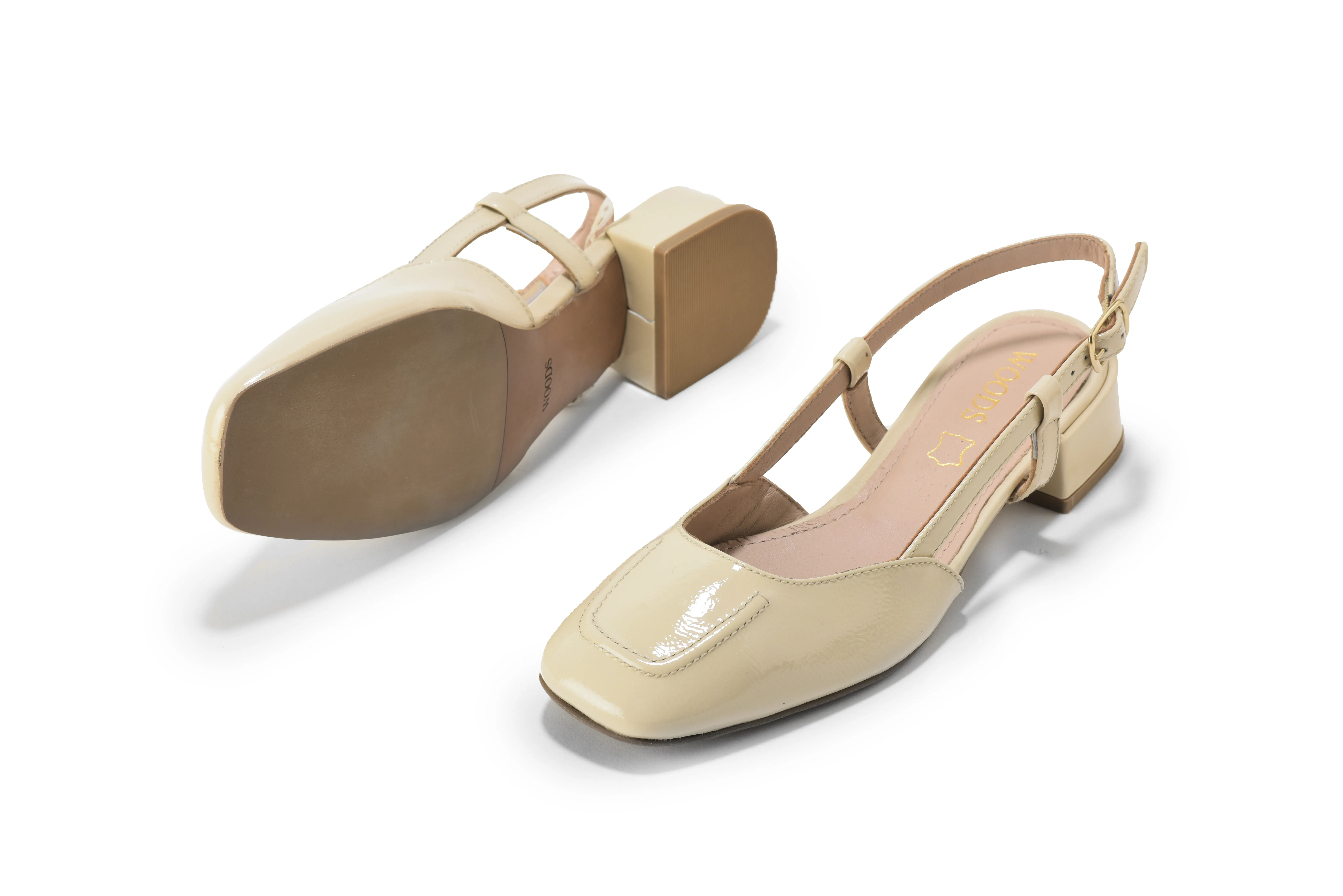 Versatile Beige Heel Sandals for Ladies - Thumbnail 4