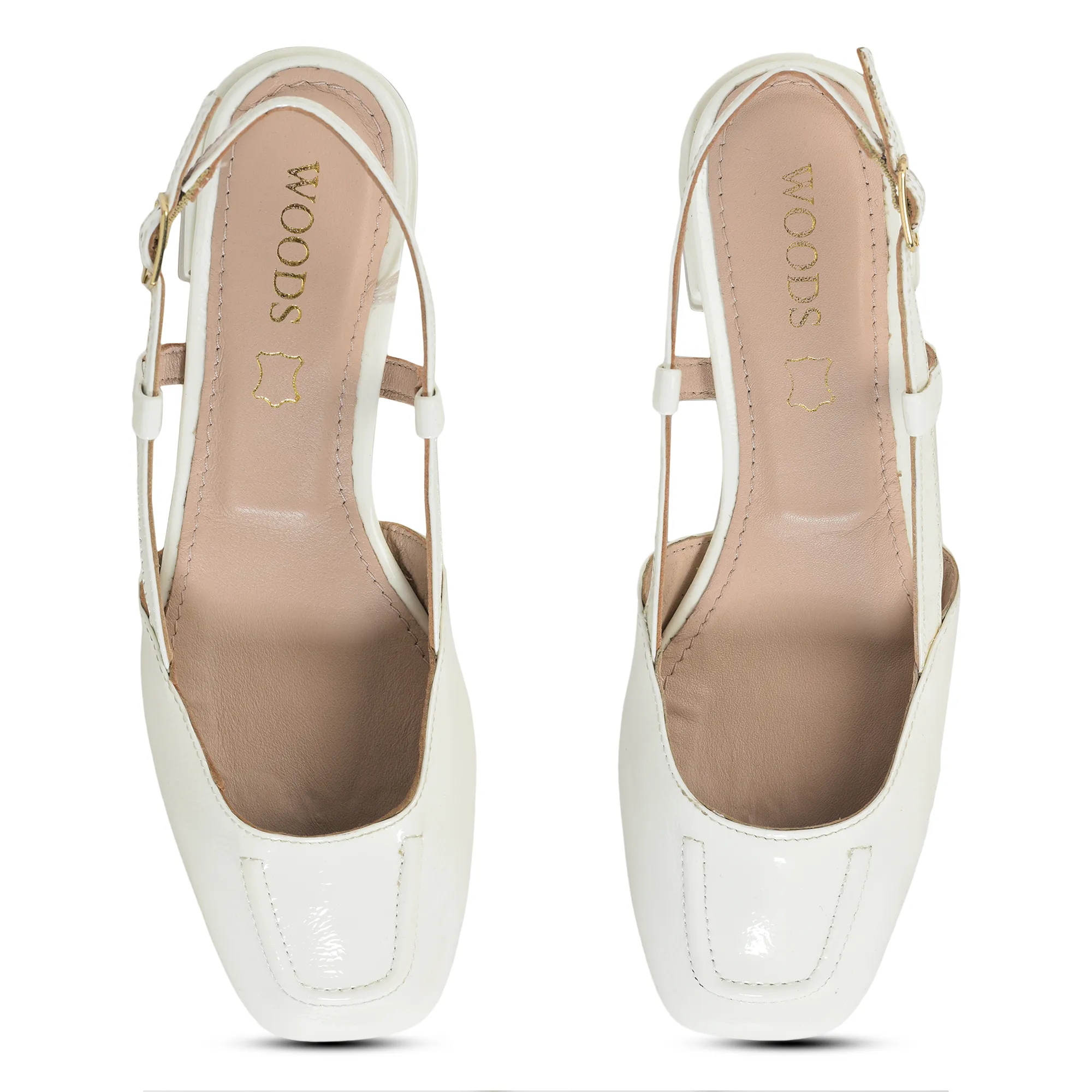 Versatile White Heel Sandals for Ladies - Thumbnail 2