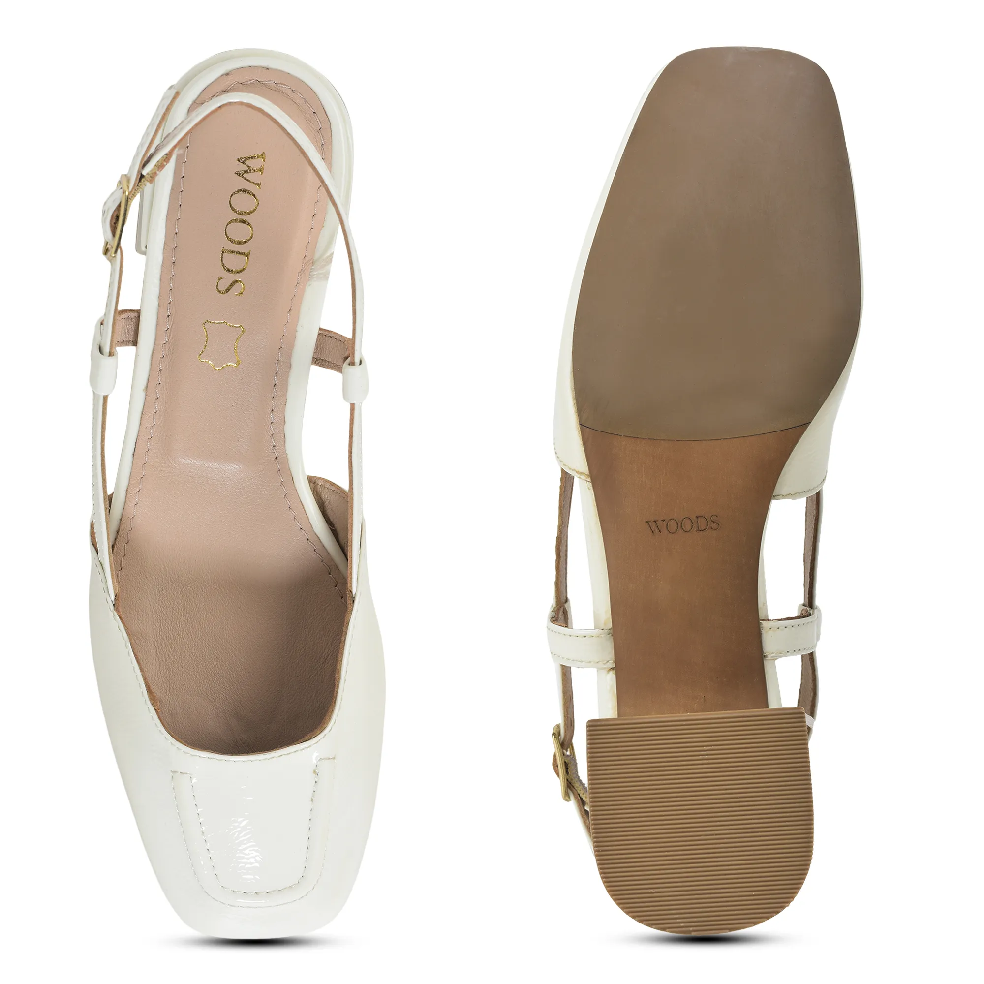 Versatile White Heel Sandals for Ladies - Thumbnail 7