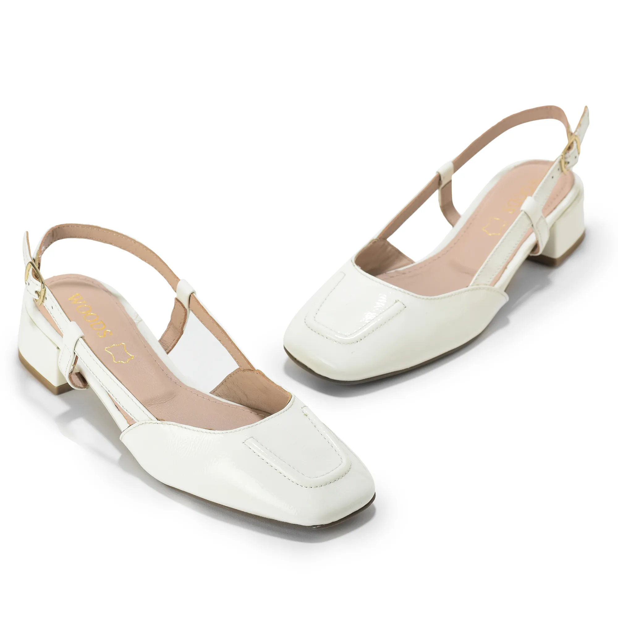 Versatile White Heel Sandals for Ladies - Thumbnail 9