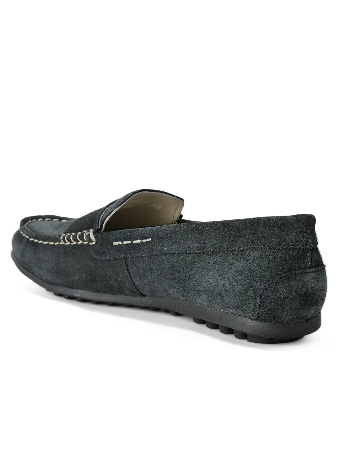 BLACK loafers for women - Thumbnail 6