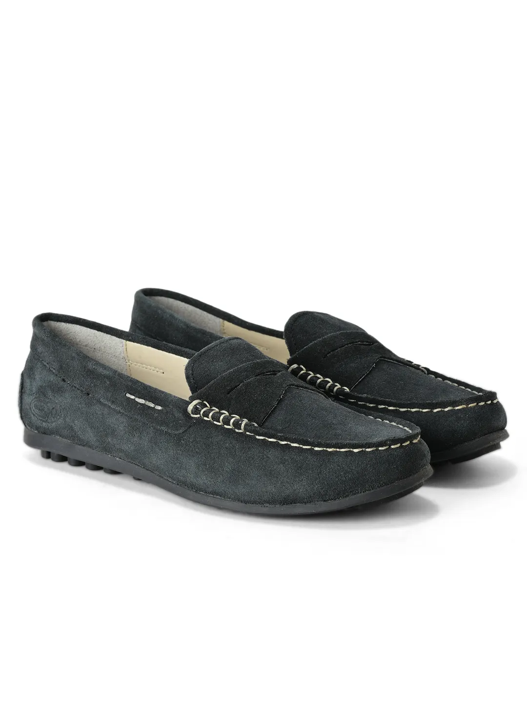 BLACK loafers for women - Thumbnail 7