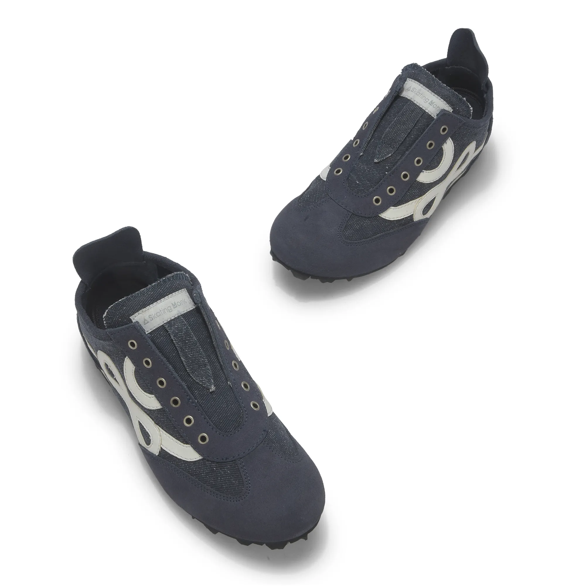 Navy casual sneakers for women - Thumbnail 4