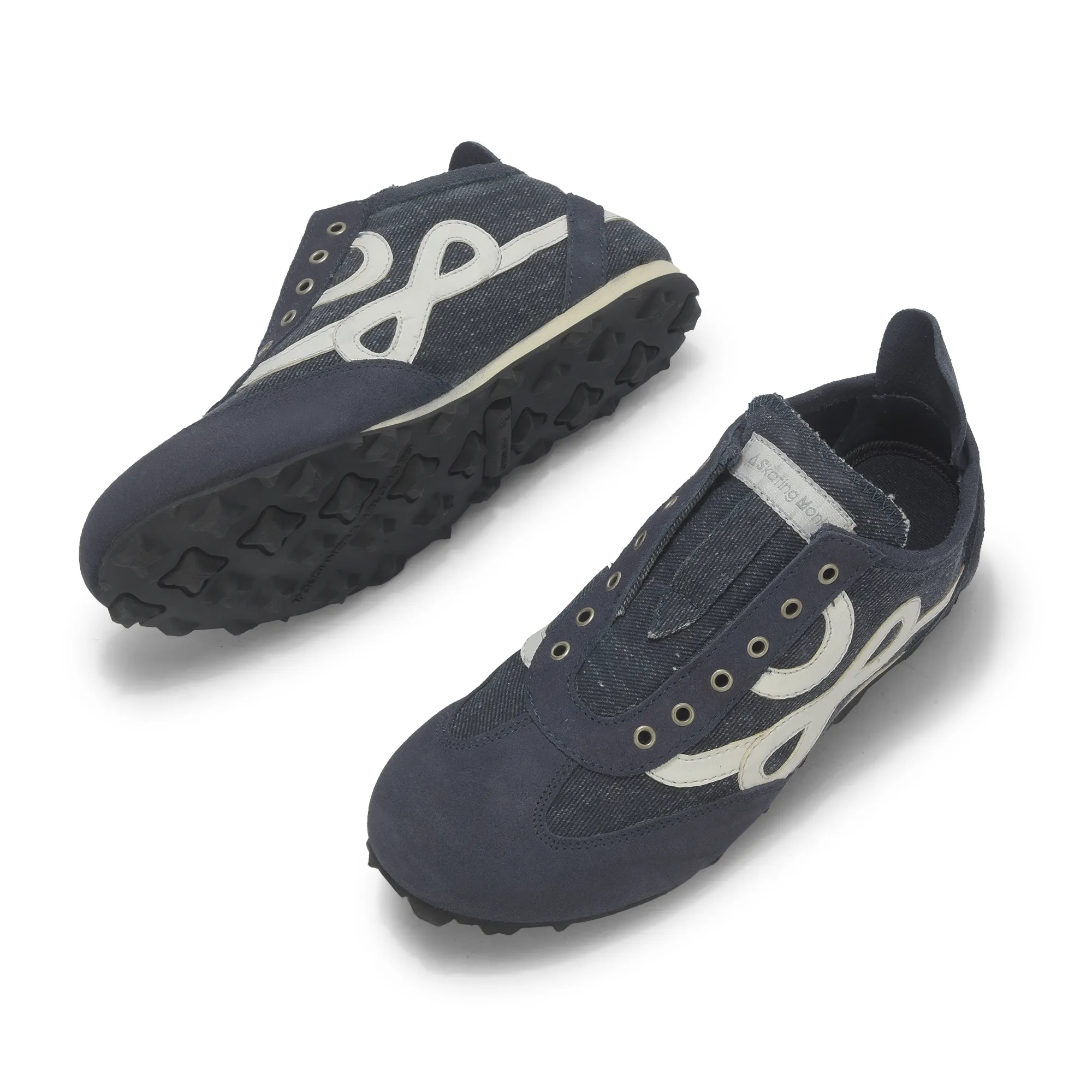 Navy casual sneakers for women - Thumbnail 6