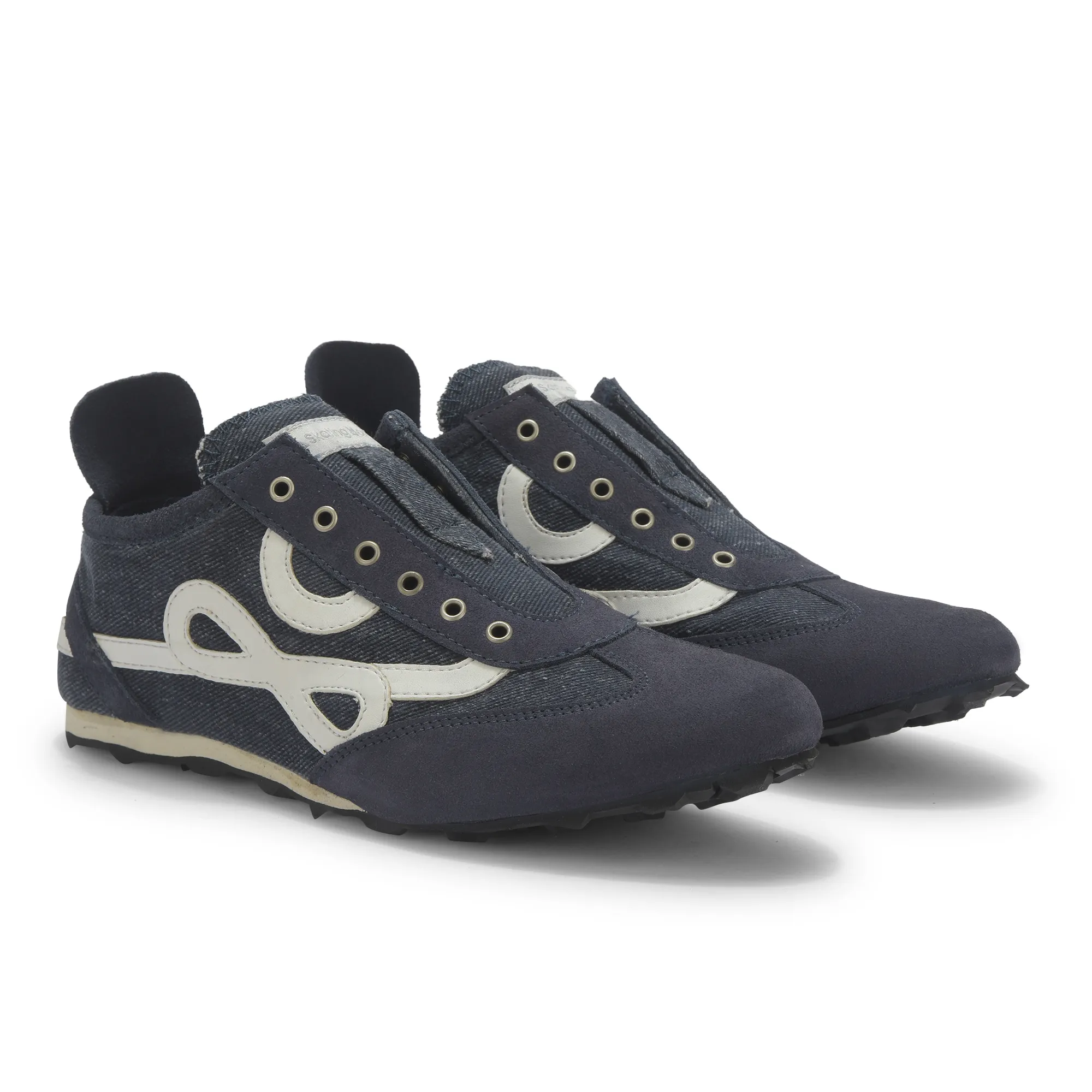 Navy casual sneakers for women - Thumbnail 8
