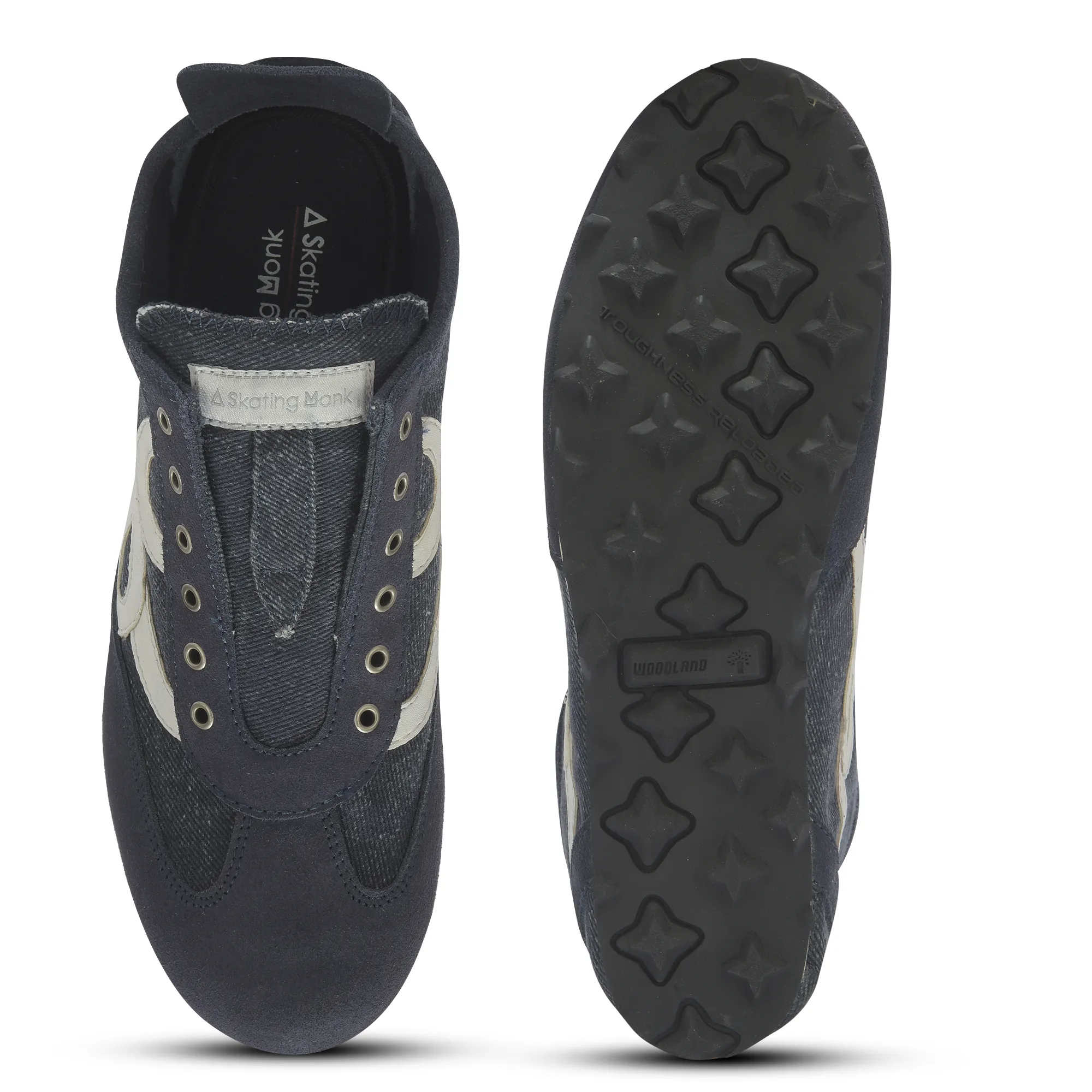 Navy casual sneakers for women - Thumbnail 9