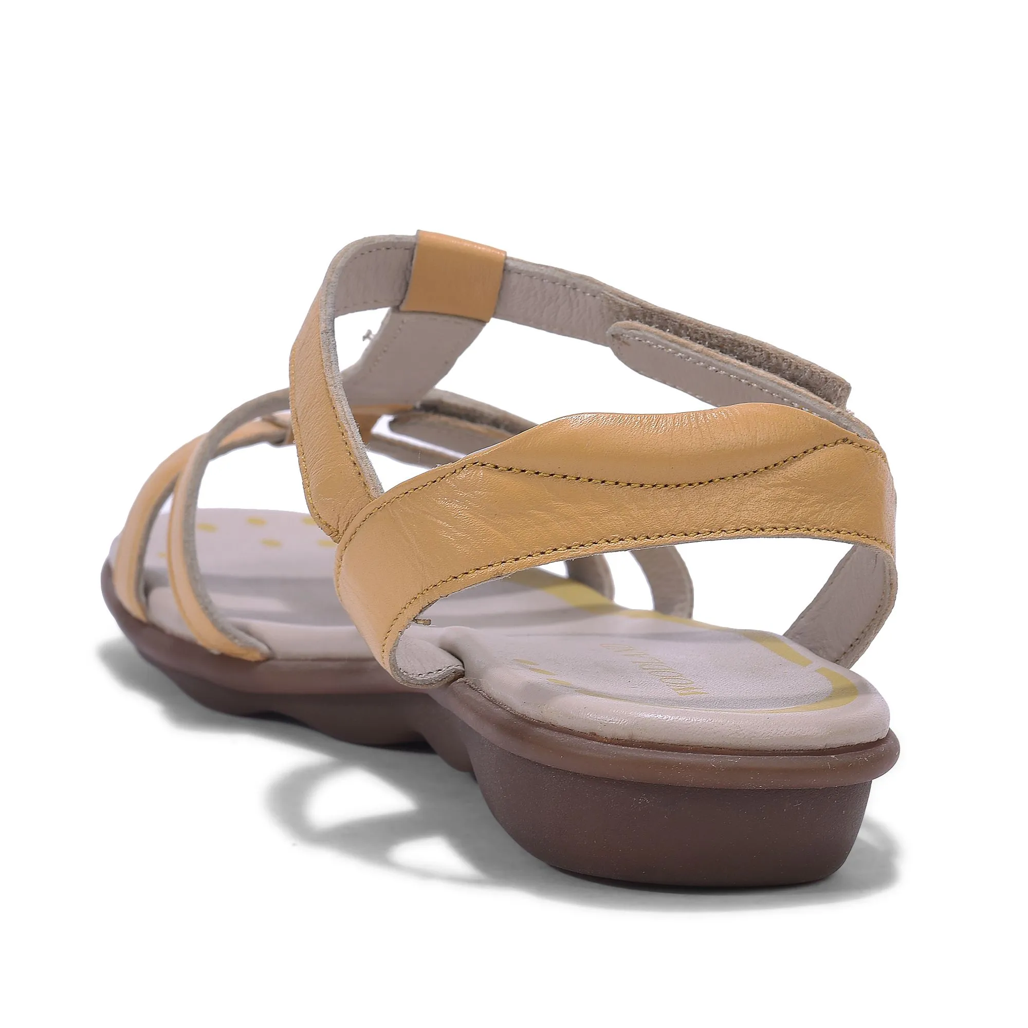 Yellow sandals for women - Thumbnail 5