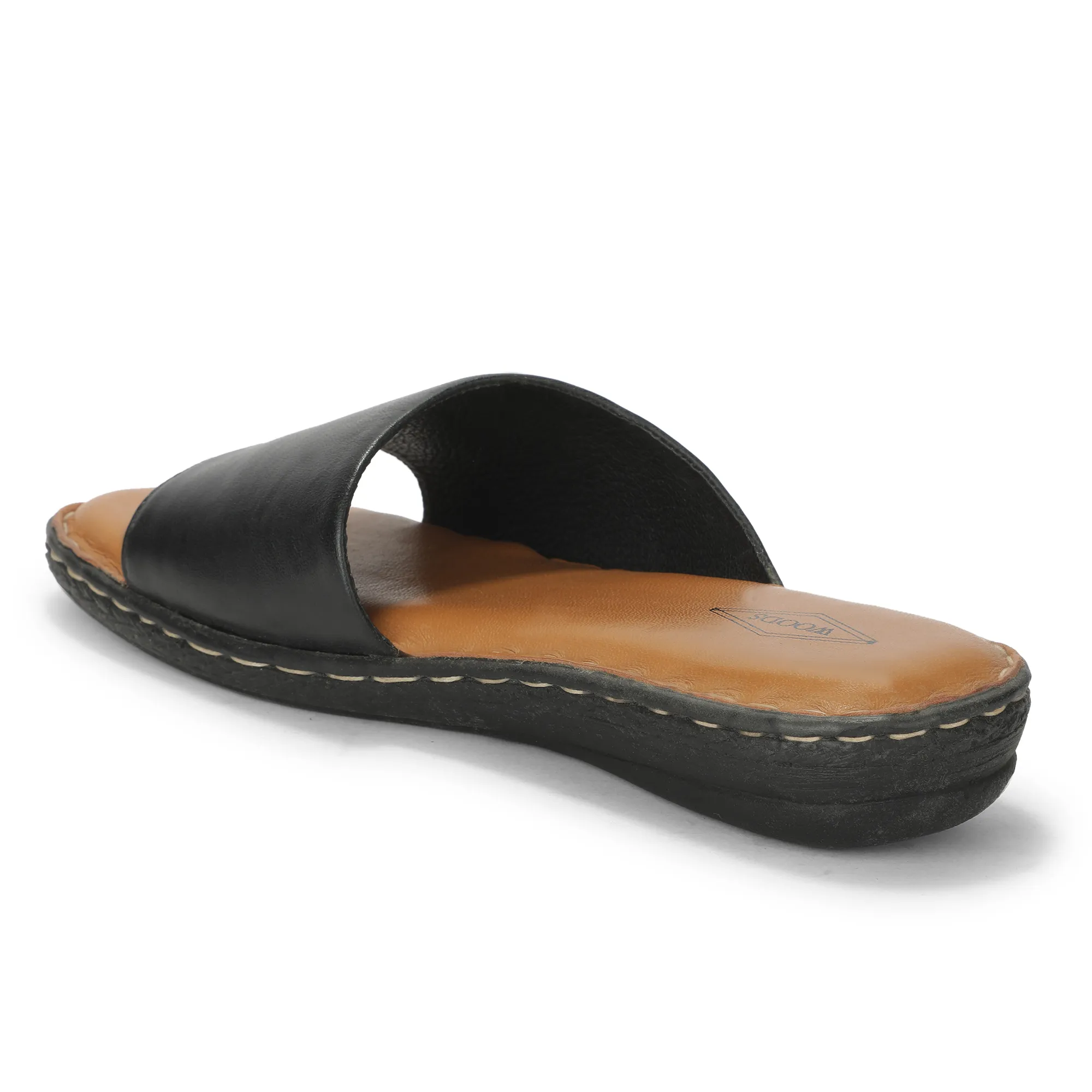 Black Elite Slippers For Ladies - Thumbnail 7