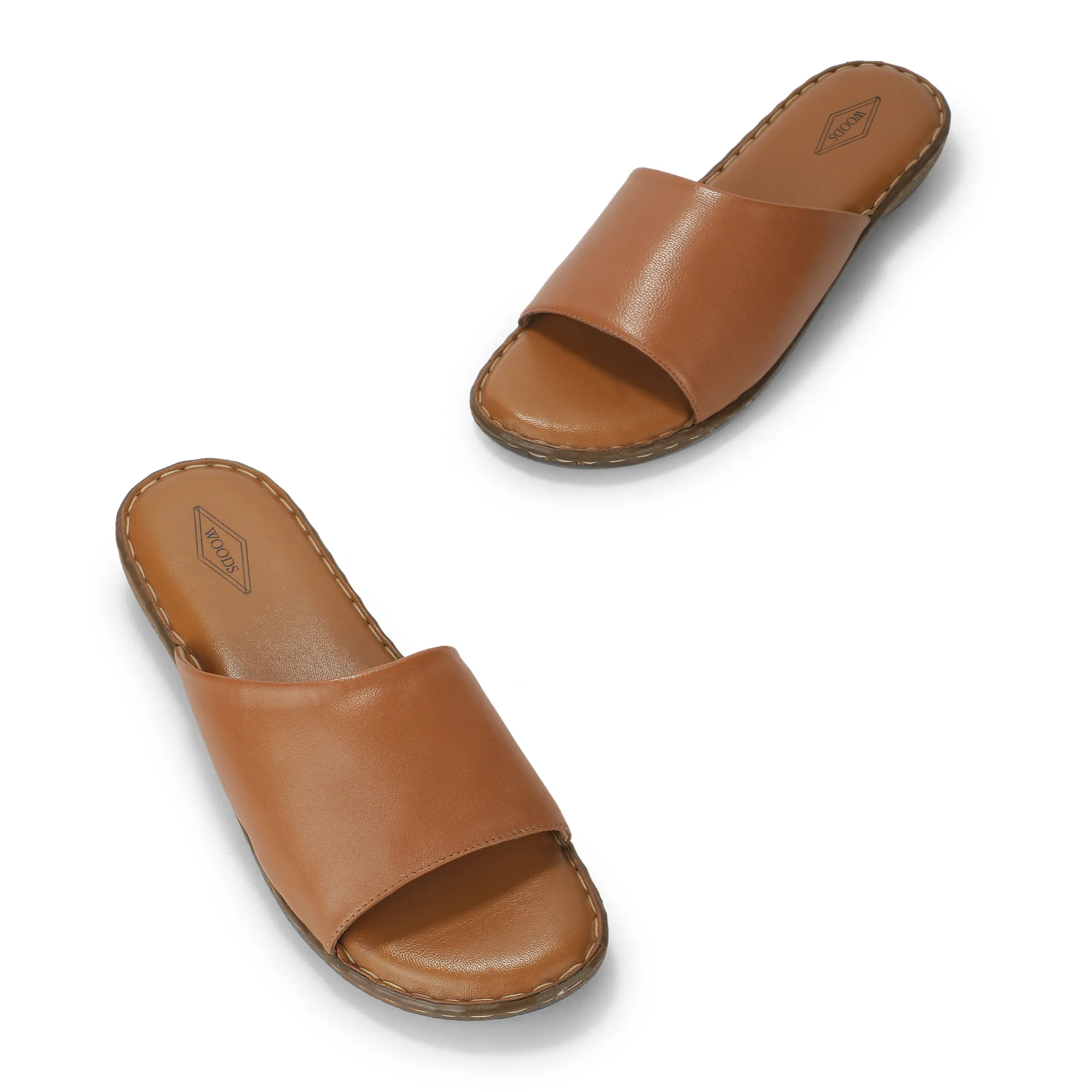Tan Elite Slippers For Ladies - Thumbnail 4