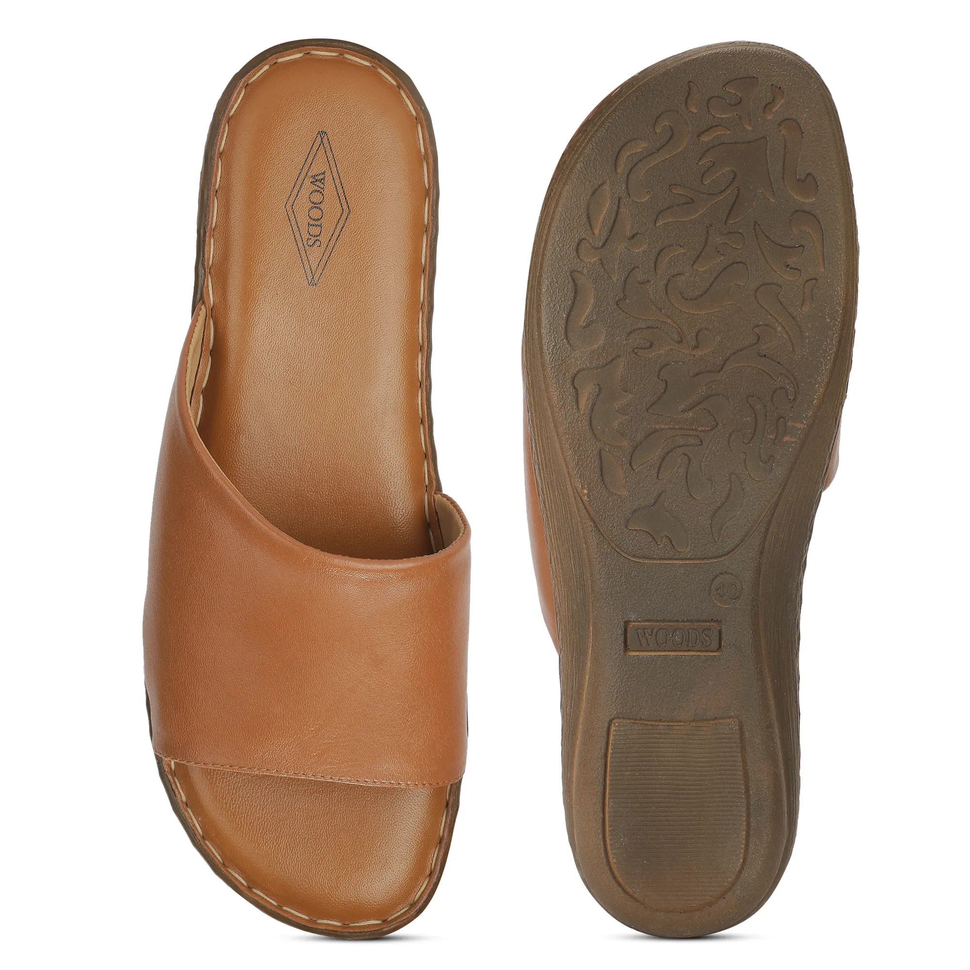 Tan Elite Slippers For Ladies - Thumbnail 9