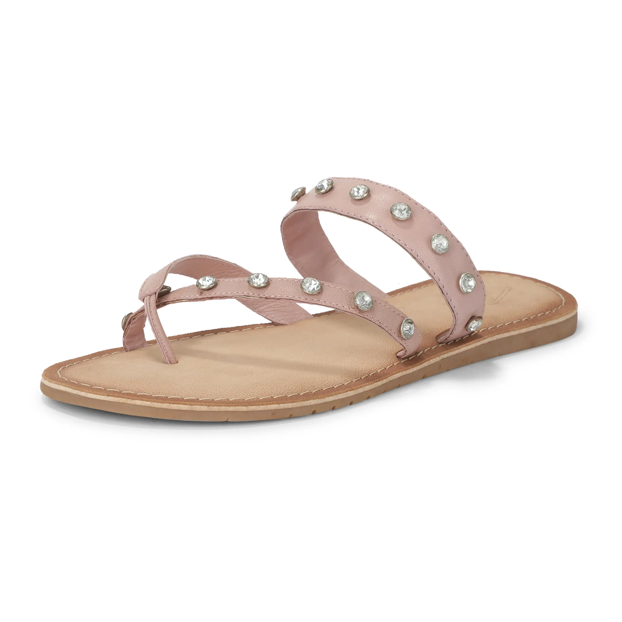 Woods Pink Ladies Slippres With Unique Strap - Thumbnail 11