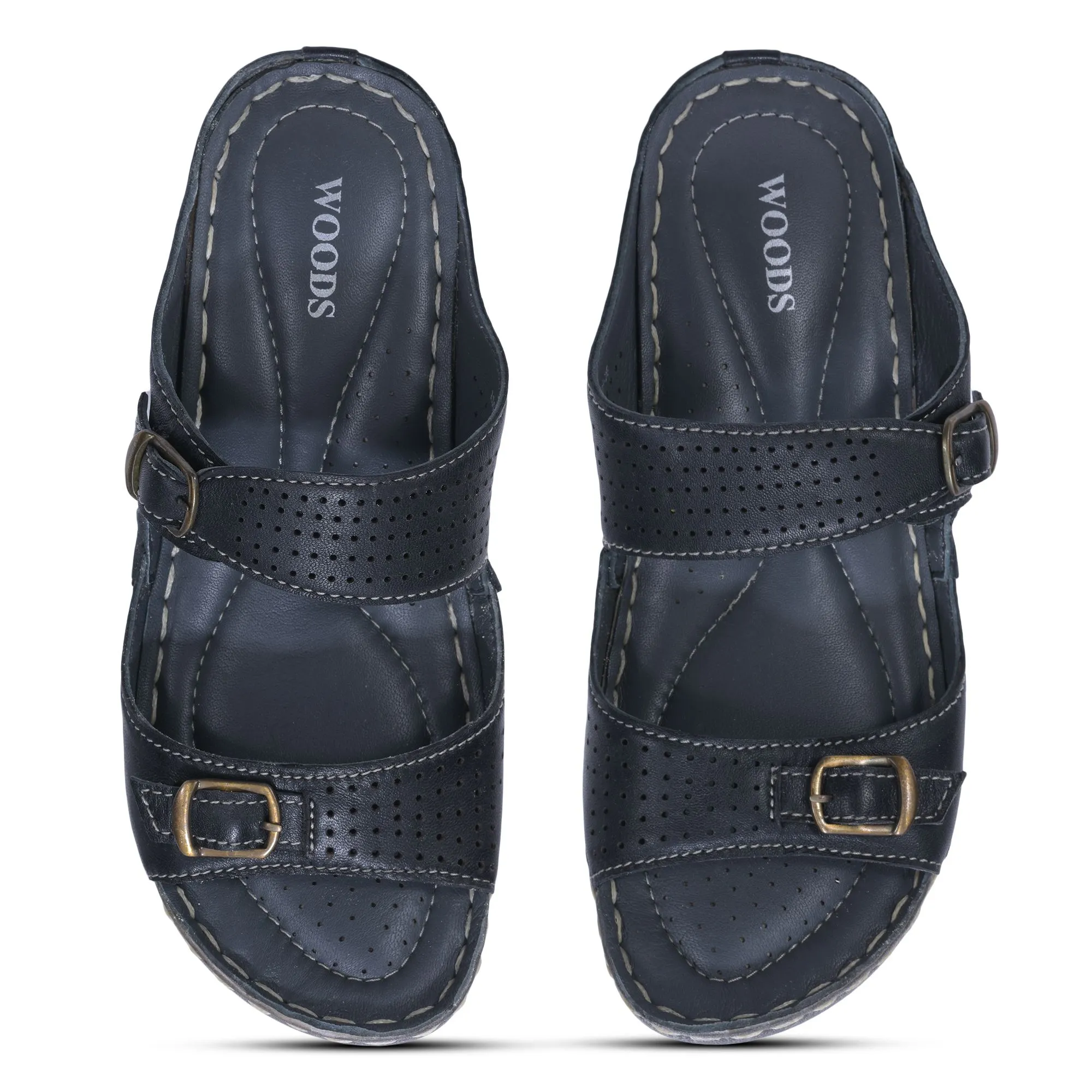 BLACK casual slippers - Thumbnail 3