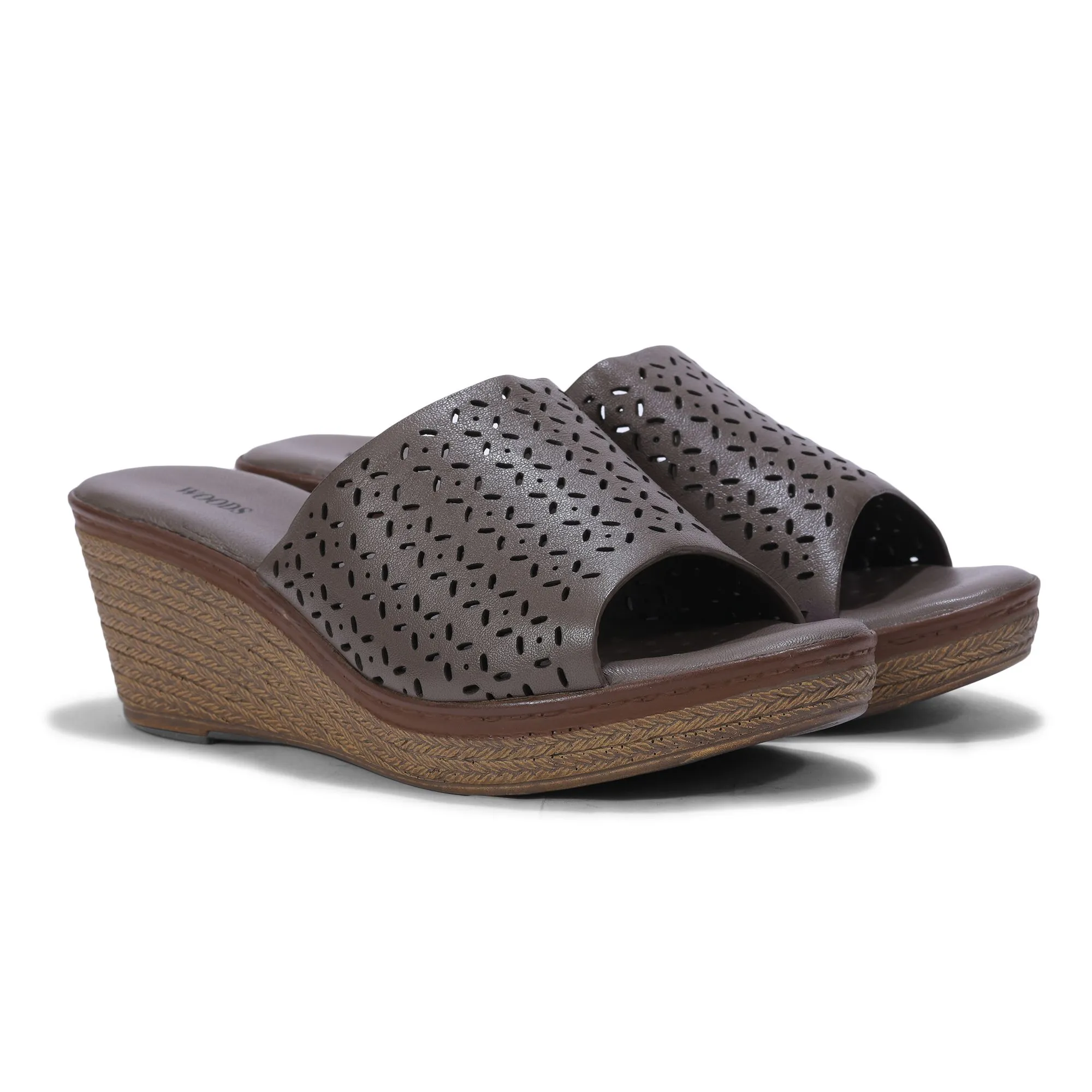 CHIKU wedge heel slippers for women - Thumbnail 6