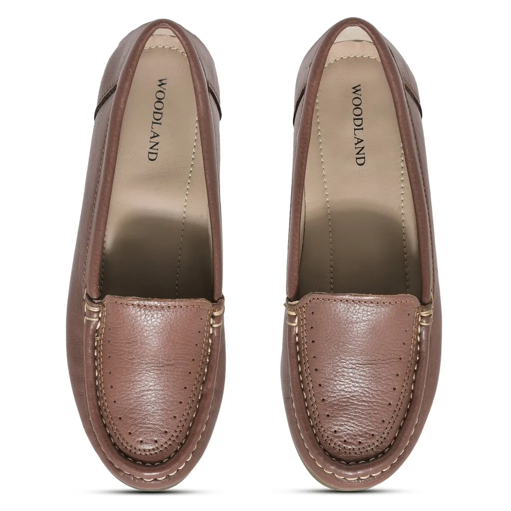 Tan Penny Loafer for Women - Thumbnail 3