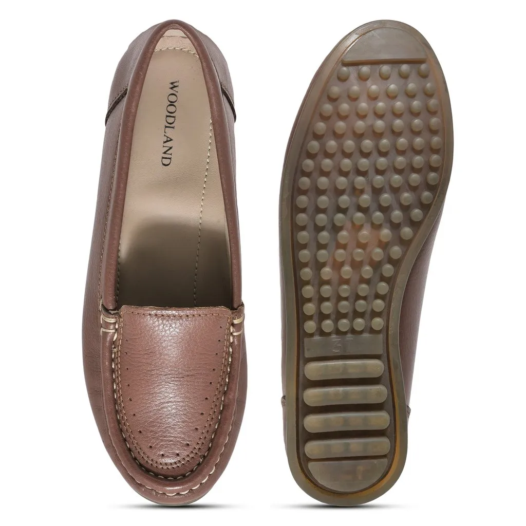 Tan Penny Loafer for Women - Thumbnail 7