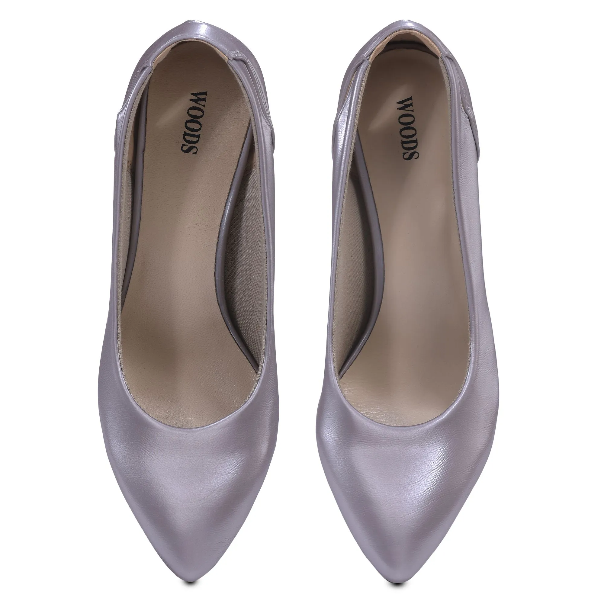 Gunmetal pumps for women - Thumbnail 3