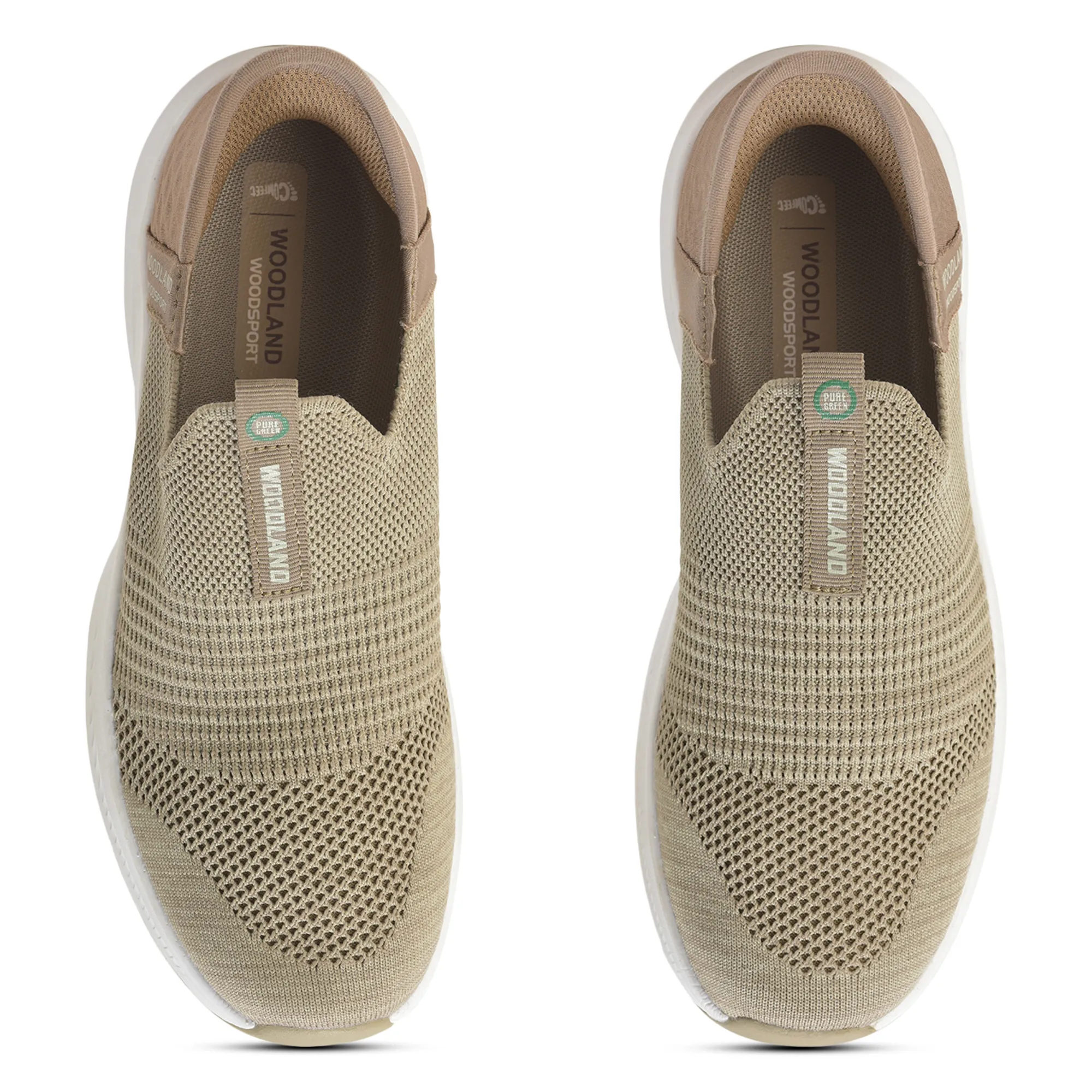 Taupe Slip-on Shoe for Women - Thumbnail 5