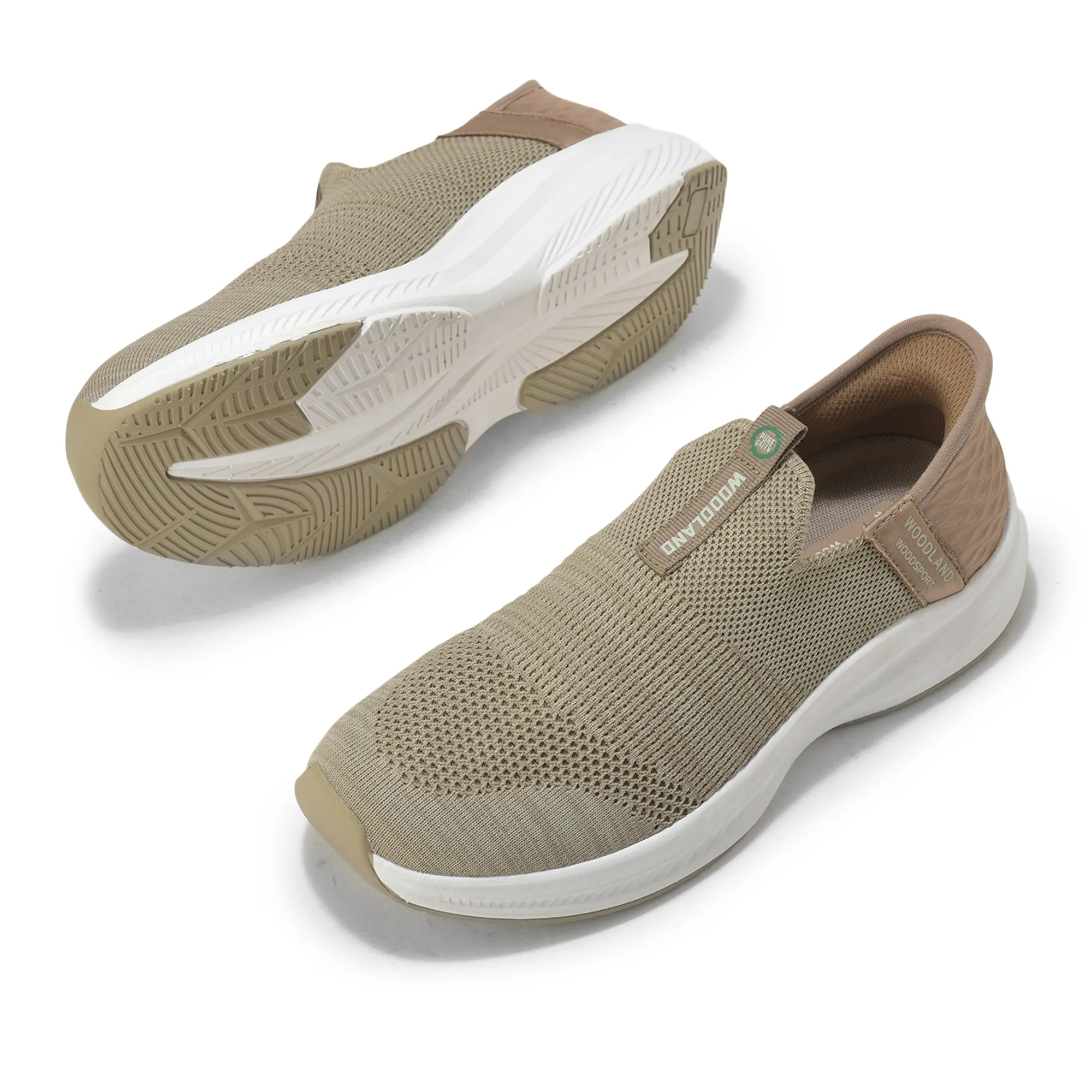 Taupe Slip-on Shoe for Women - Thumbnail 6