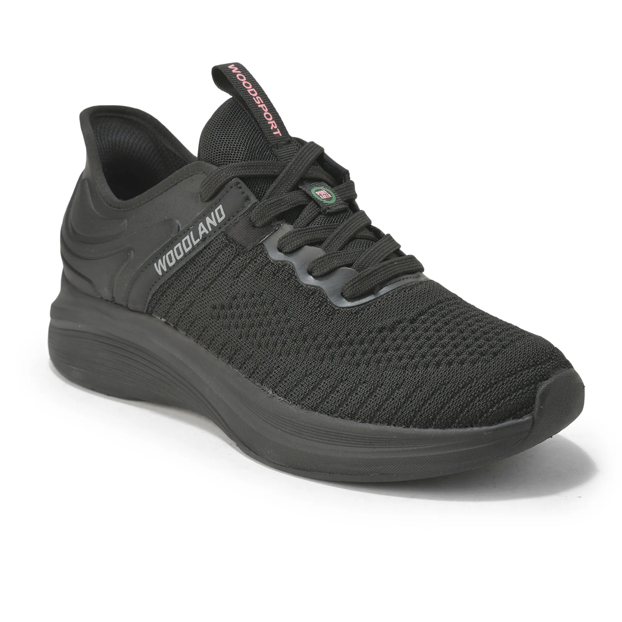 Woodland Women’s Black UrbanSprint Sports Shoes - Thumbnail 3