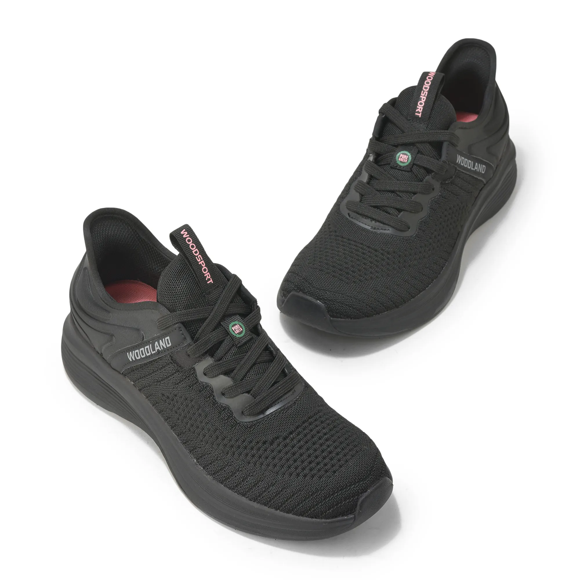 Woodland Women’s Black UrbanSprint Sports Shoes - Thumbnail 4