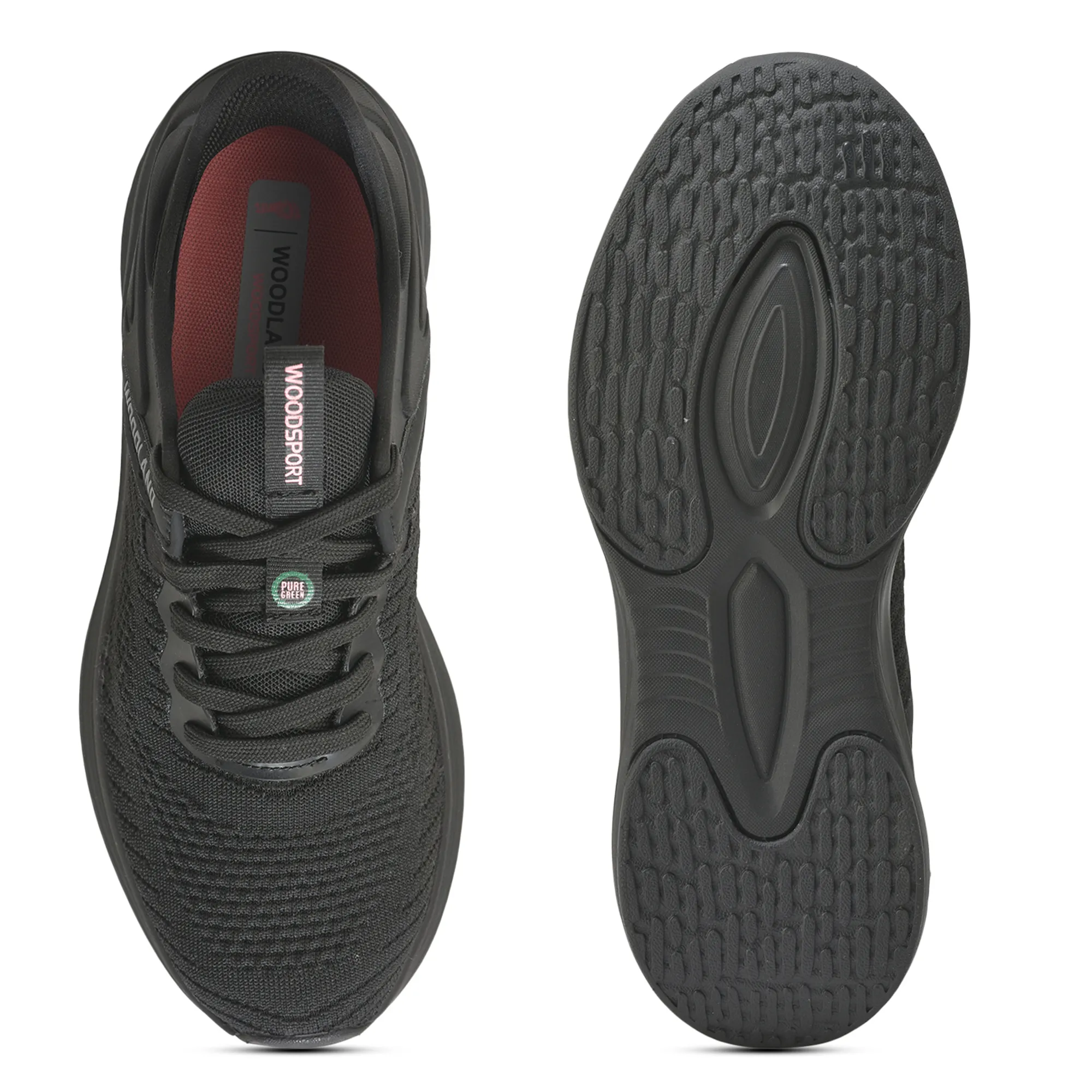 Woodland Women’s Black UrbanSprint Sports Shoes - Thumbnail 9