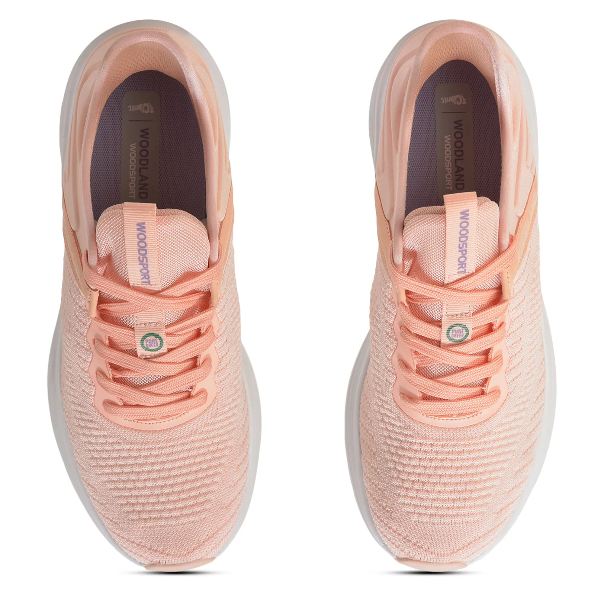 Woodland Women’s Light Pink UrbanSprint Sports Shoes - Thumbnail 5