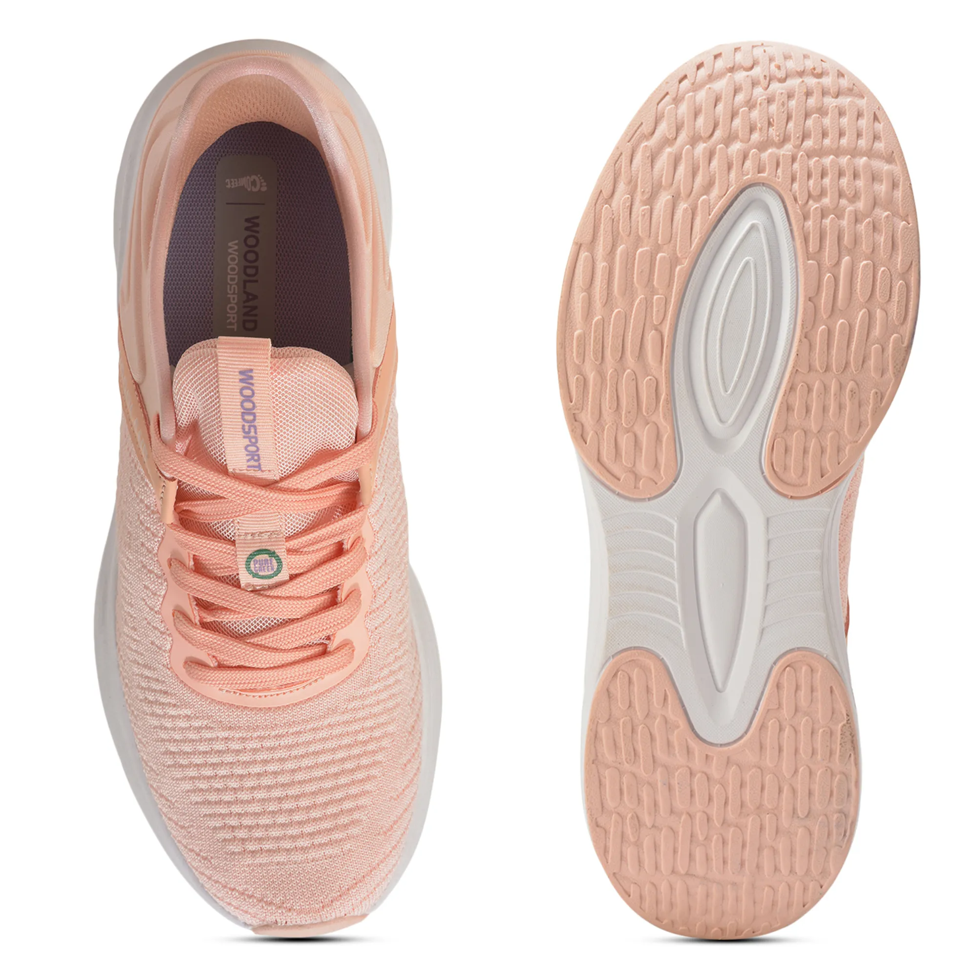 Woodland Women’s Light Pink UrbanSprint Sports Shoes - Thumbnail 9
