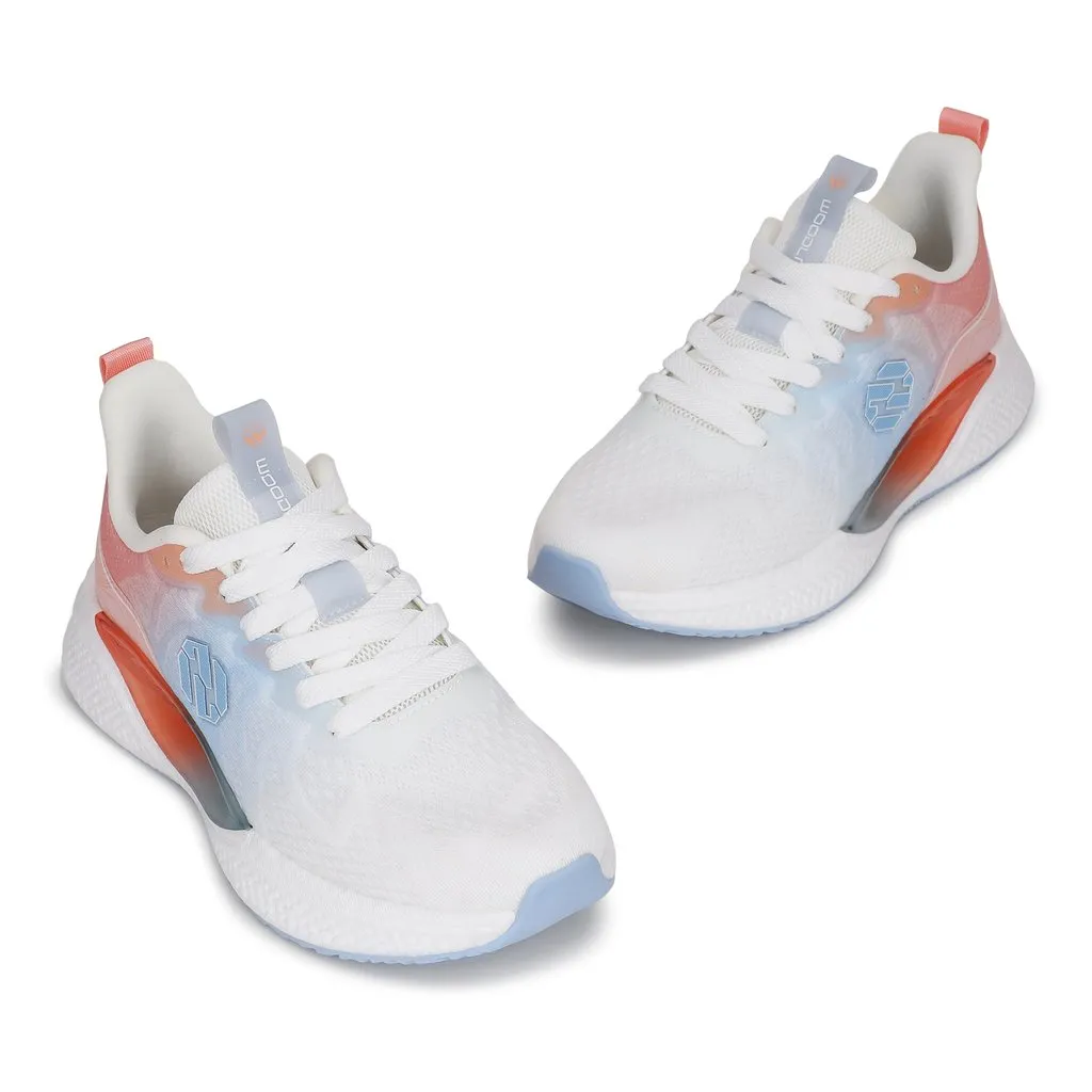 White/Pink Sports Shoe for Women - Thumbnail 2