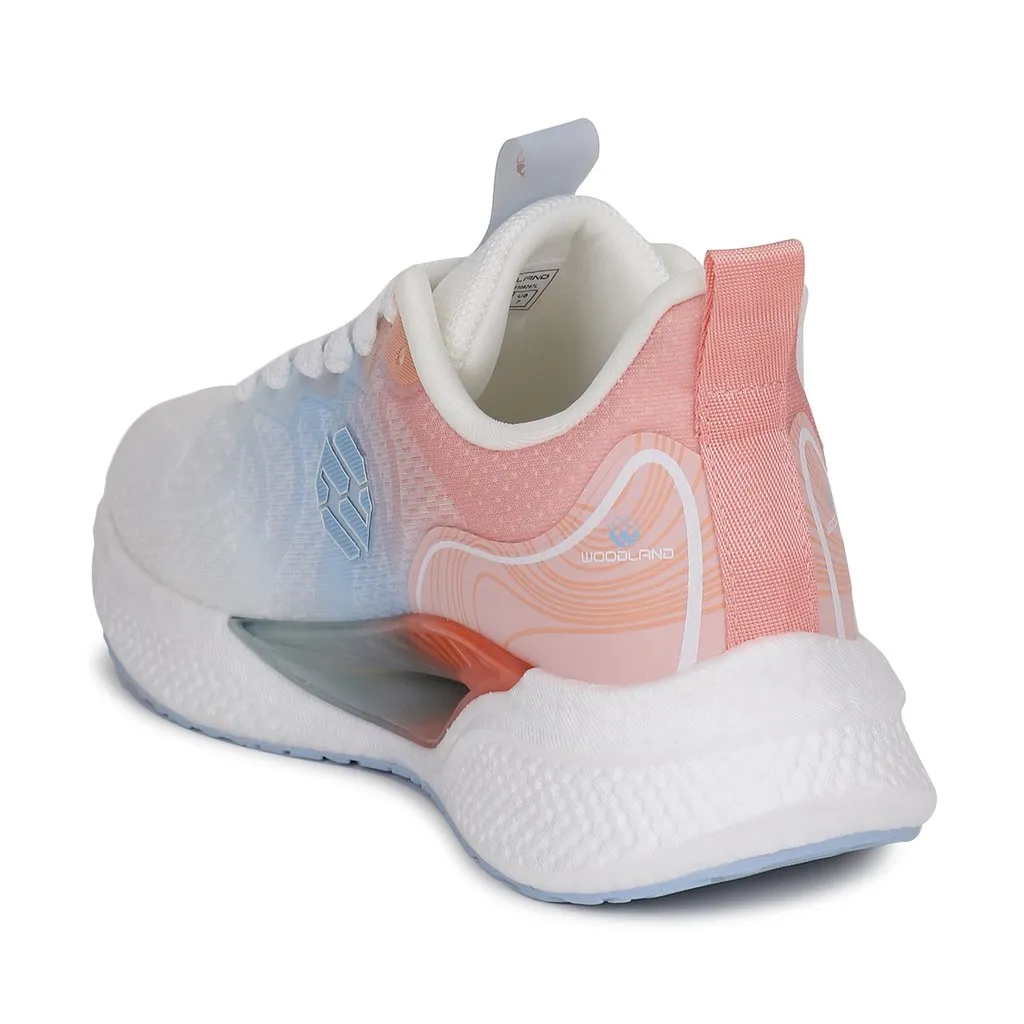 White/Pink Sports Shoe for Women - Thumbnail 5