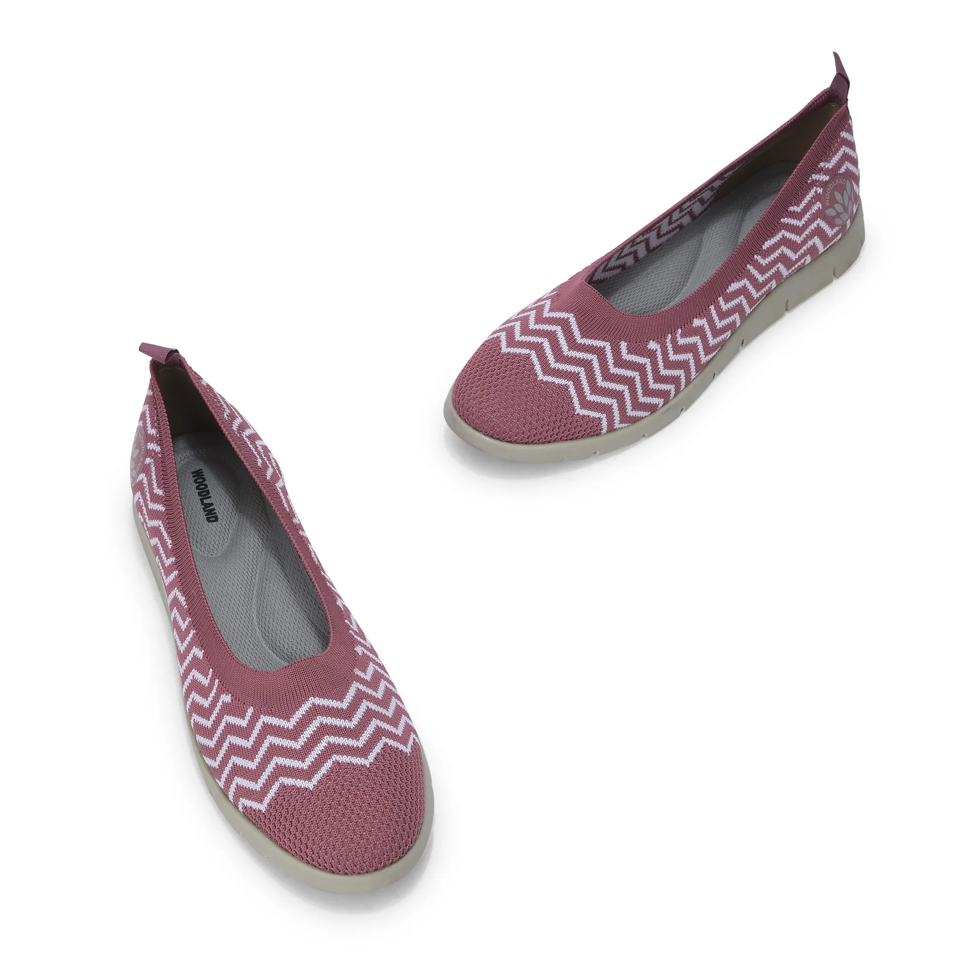 Women Pink Zig-Zag Knit Bally - Thumbnail 2