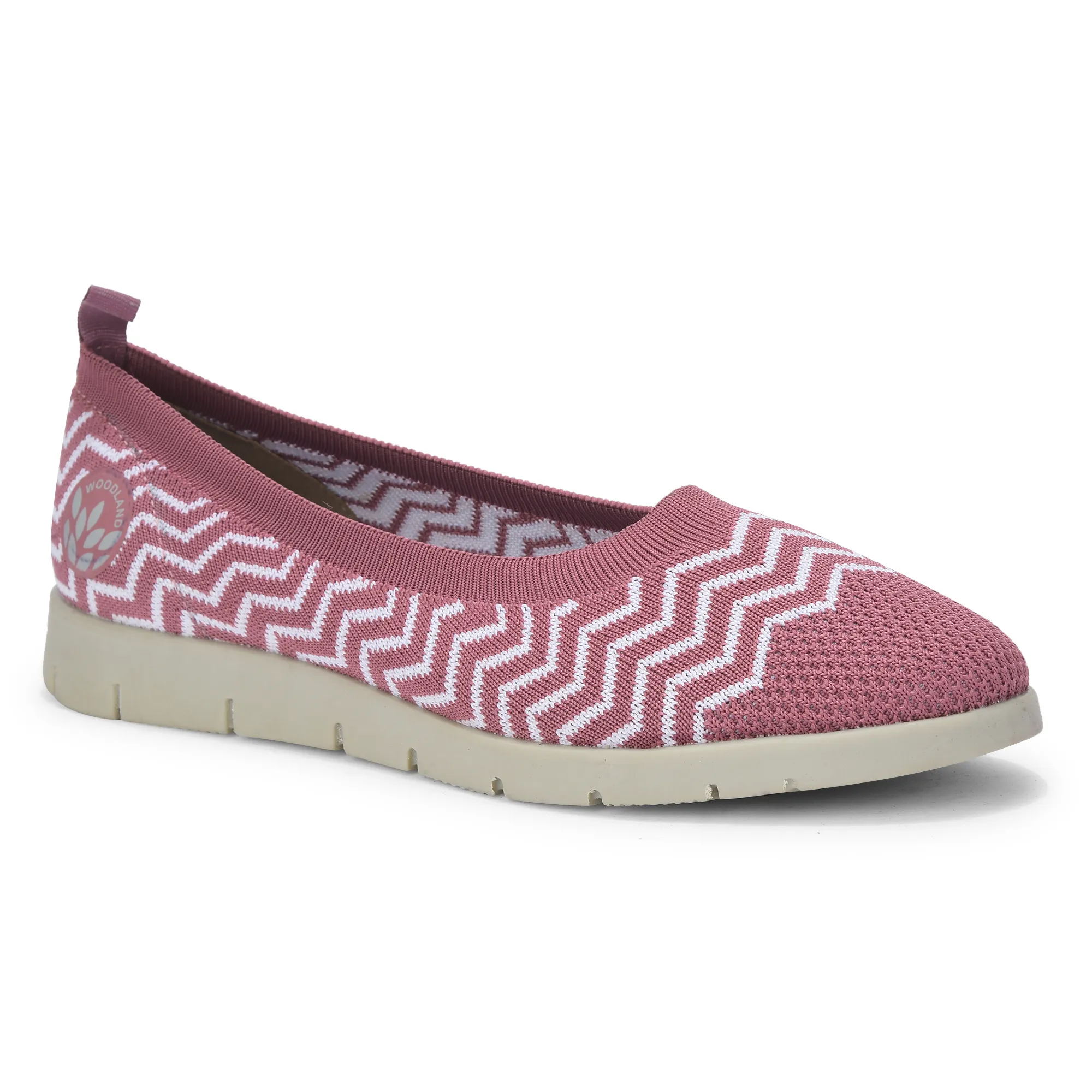 Women Pink Zig-Zag Knit Bally - Thumbnail 3