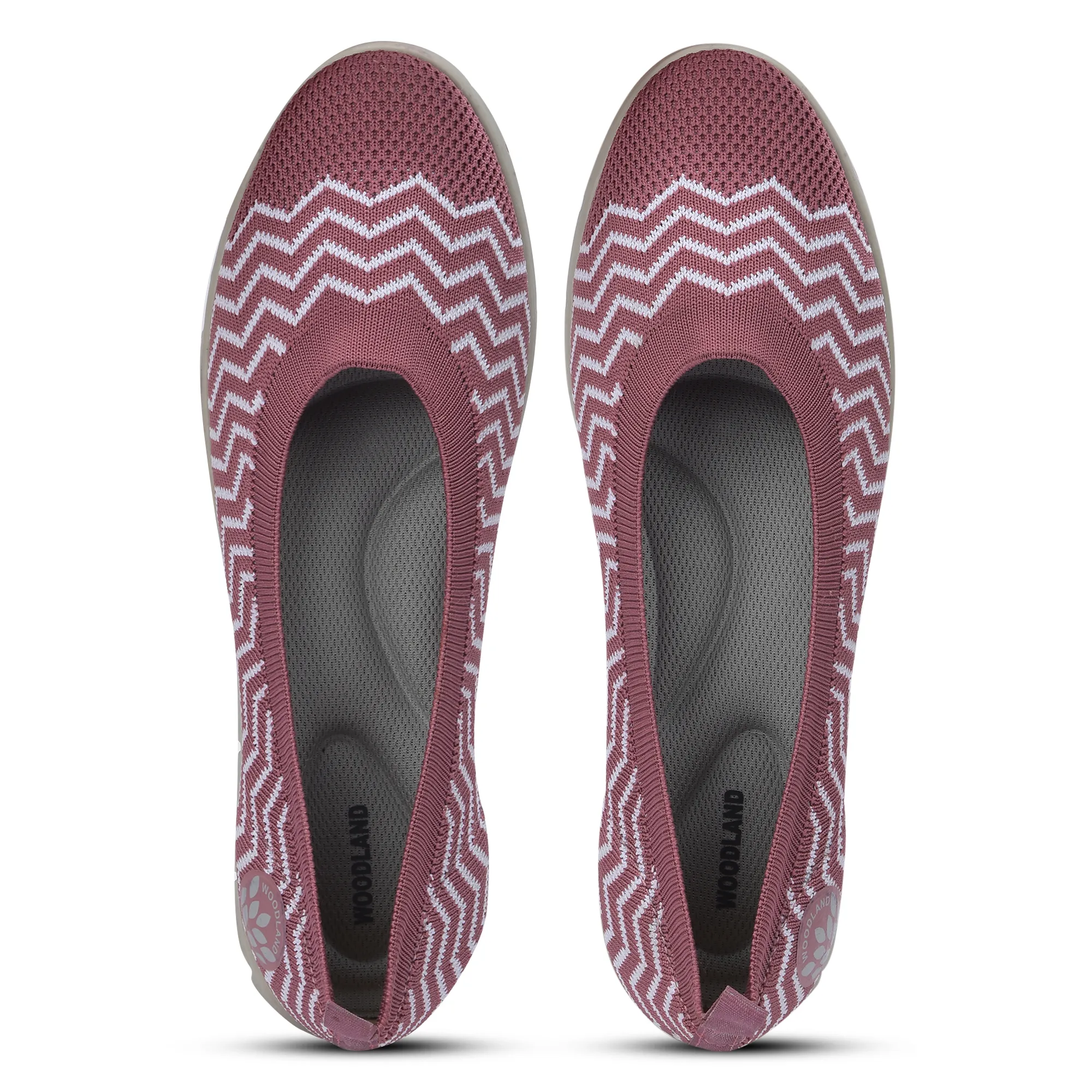 Women Pink Zig-Zag Knit Bally - Thumbnail 4