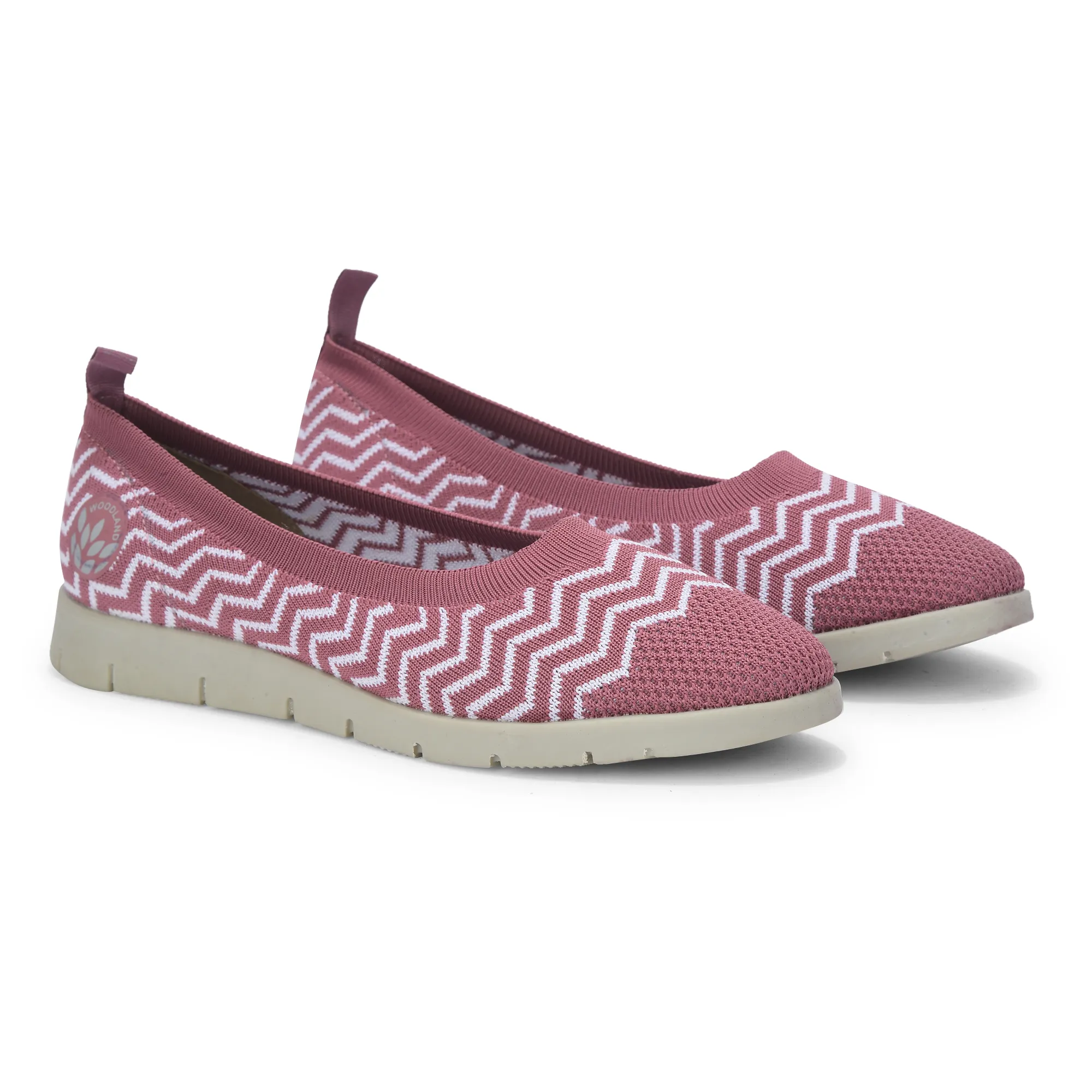 Women Pink Zig-Zag Knit Bally - Thumbnail 7
