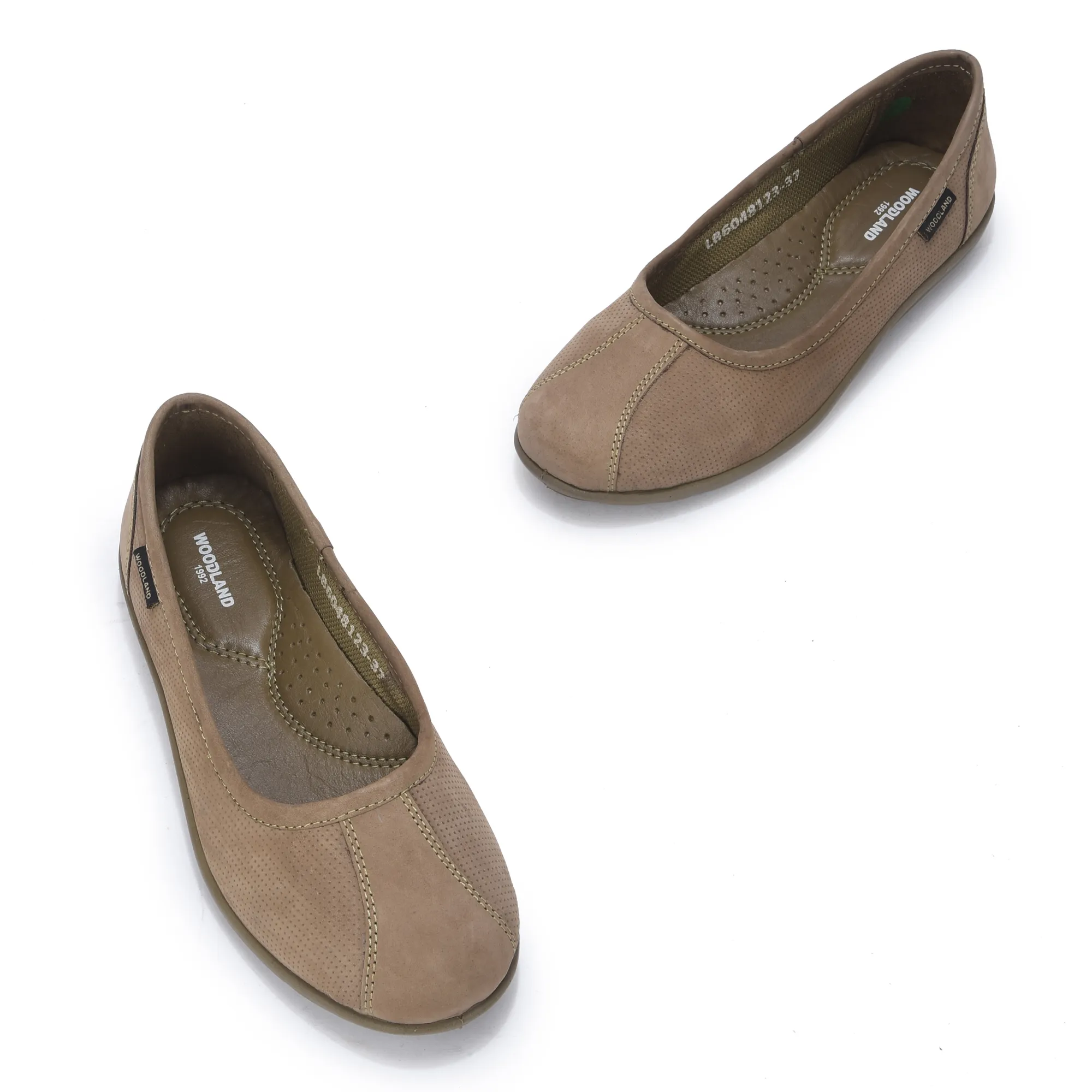 Women Dubai Khaki Nubuk Bally - Thumbnail 2