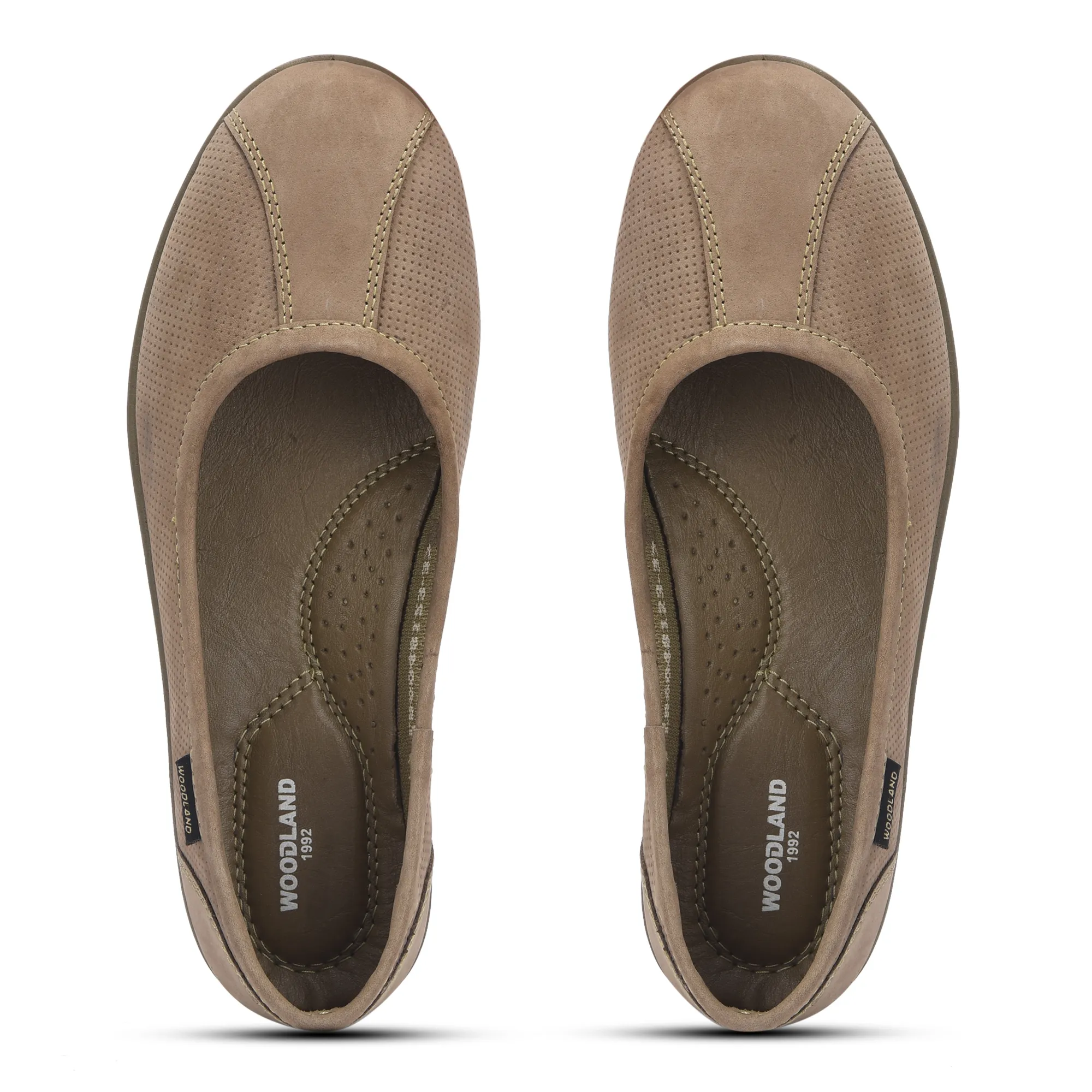 Women Dubai Khaki Nubuk Bally - Thumbnail 4