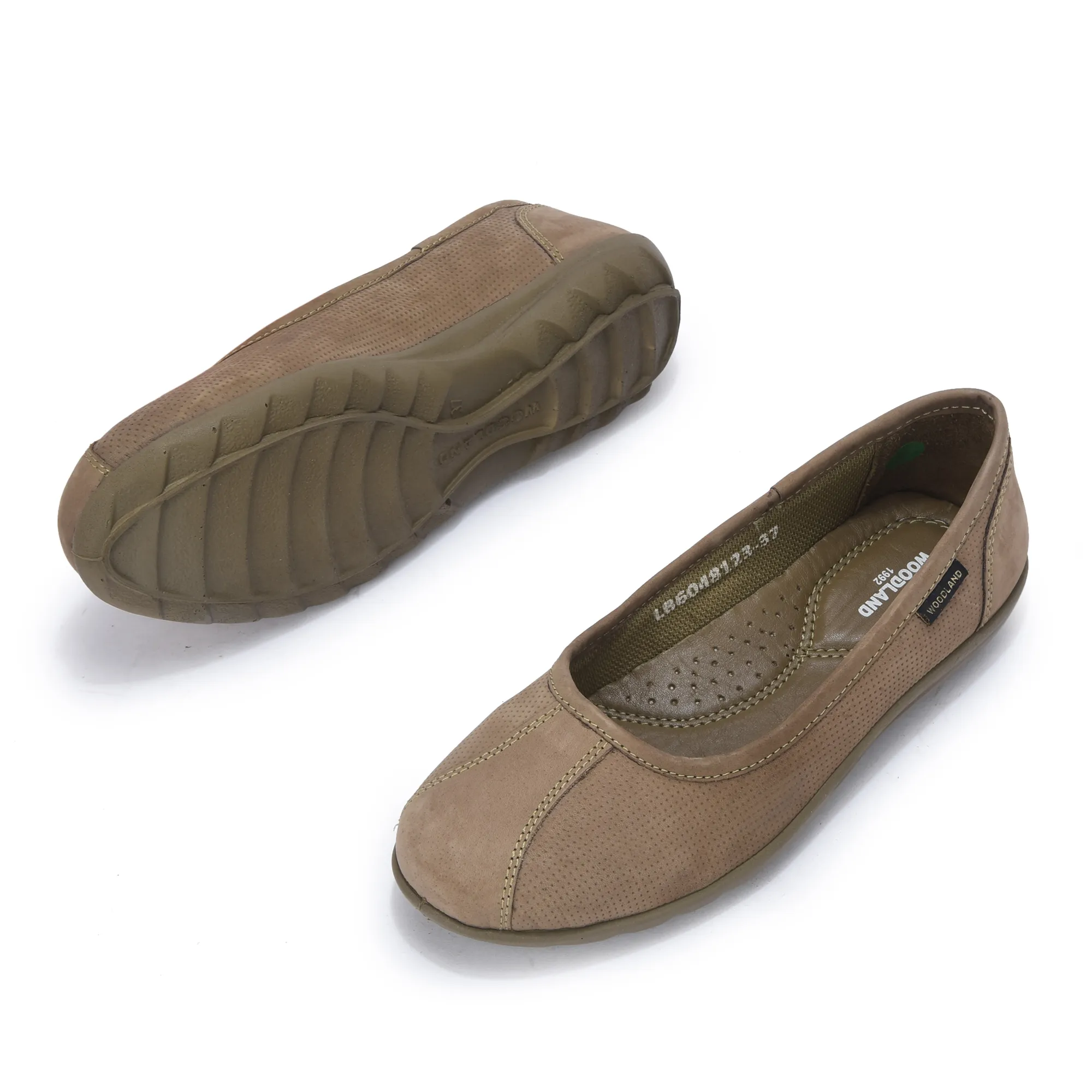Women Dubai Khaki Nubuk Bally - Thumbnail 5