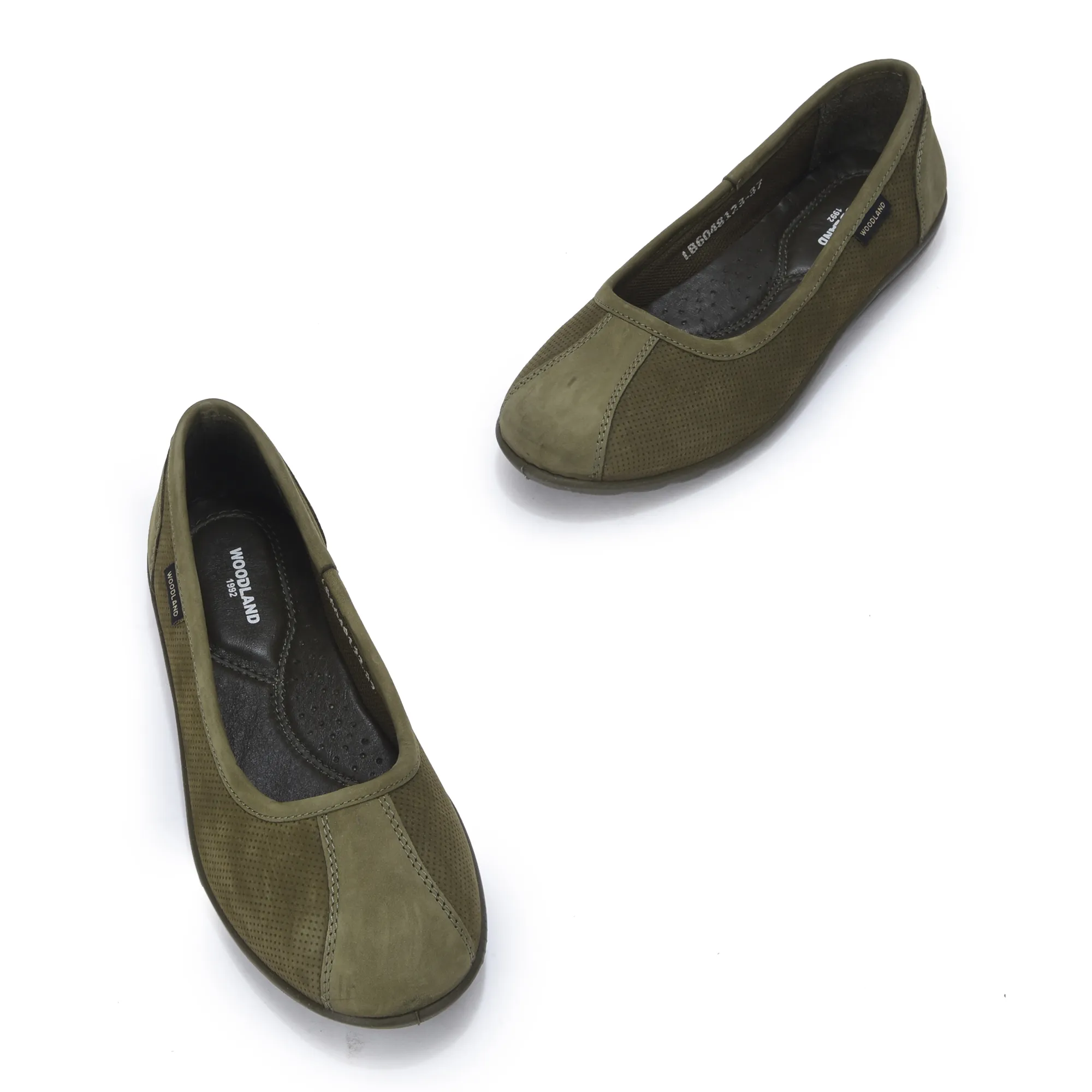 Women Olive green Nubuk Bally - Thumbnail 2