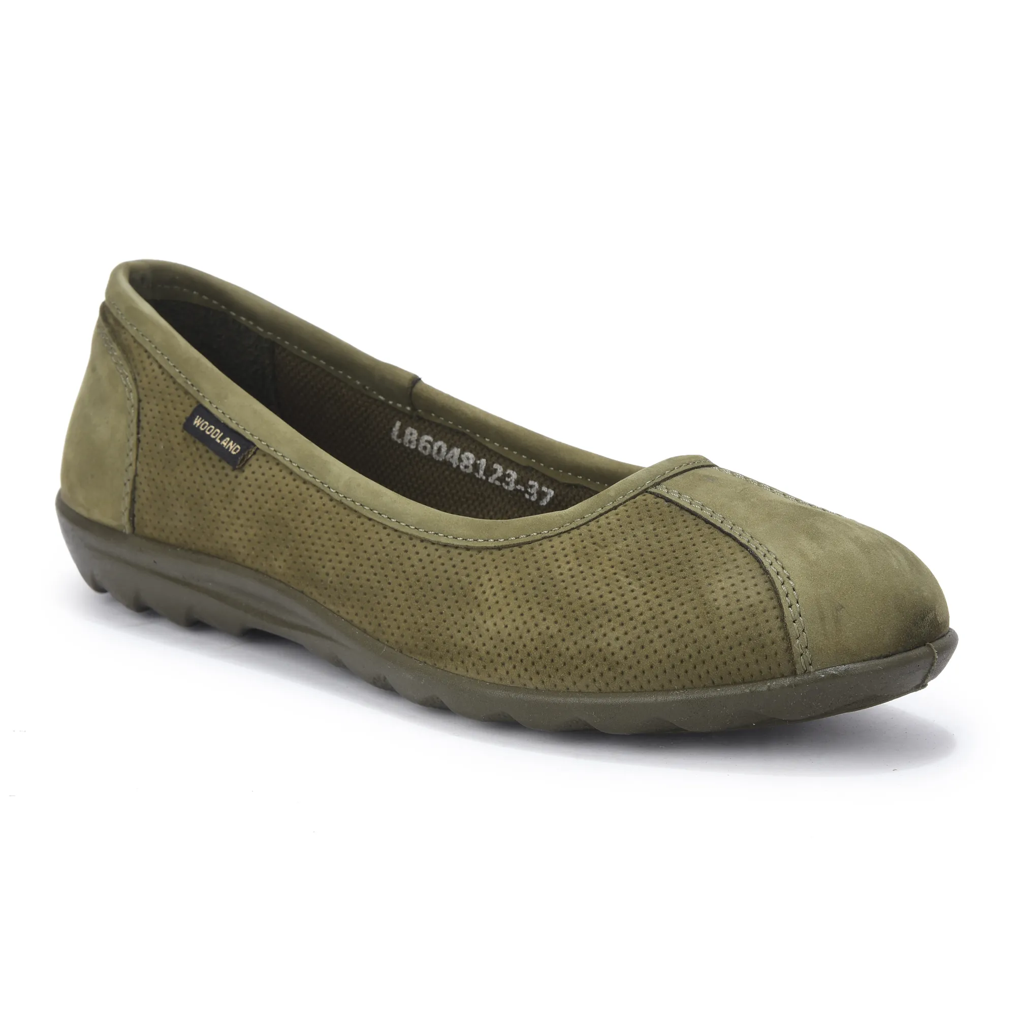 Women Olive green Nubuk Bally - Thumbnail 3