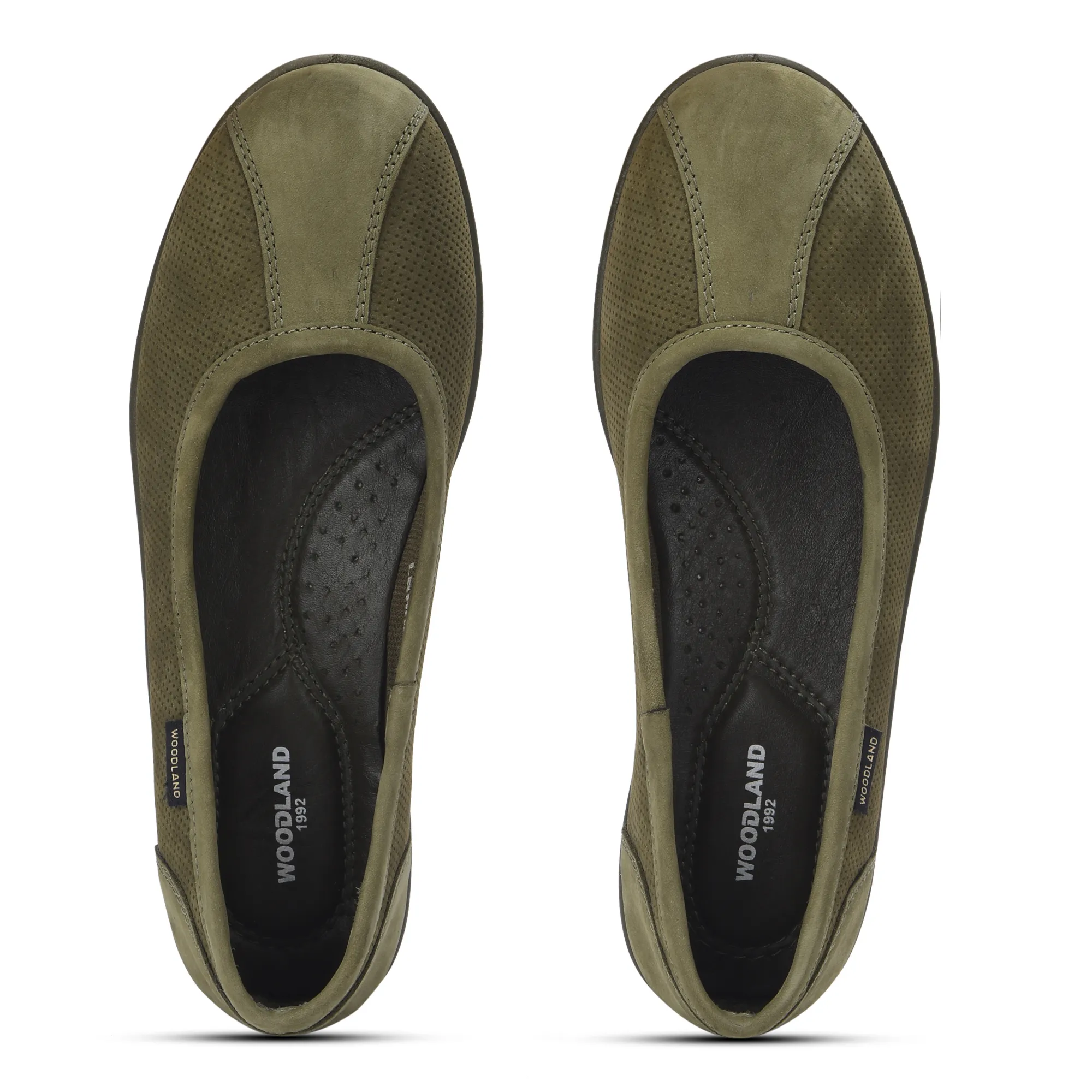 Women Olive green Nubuk Bally - Thumbnail 4