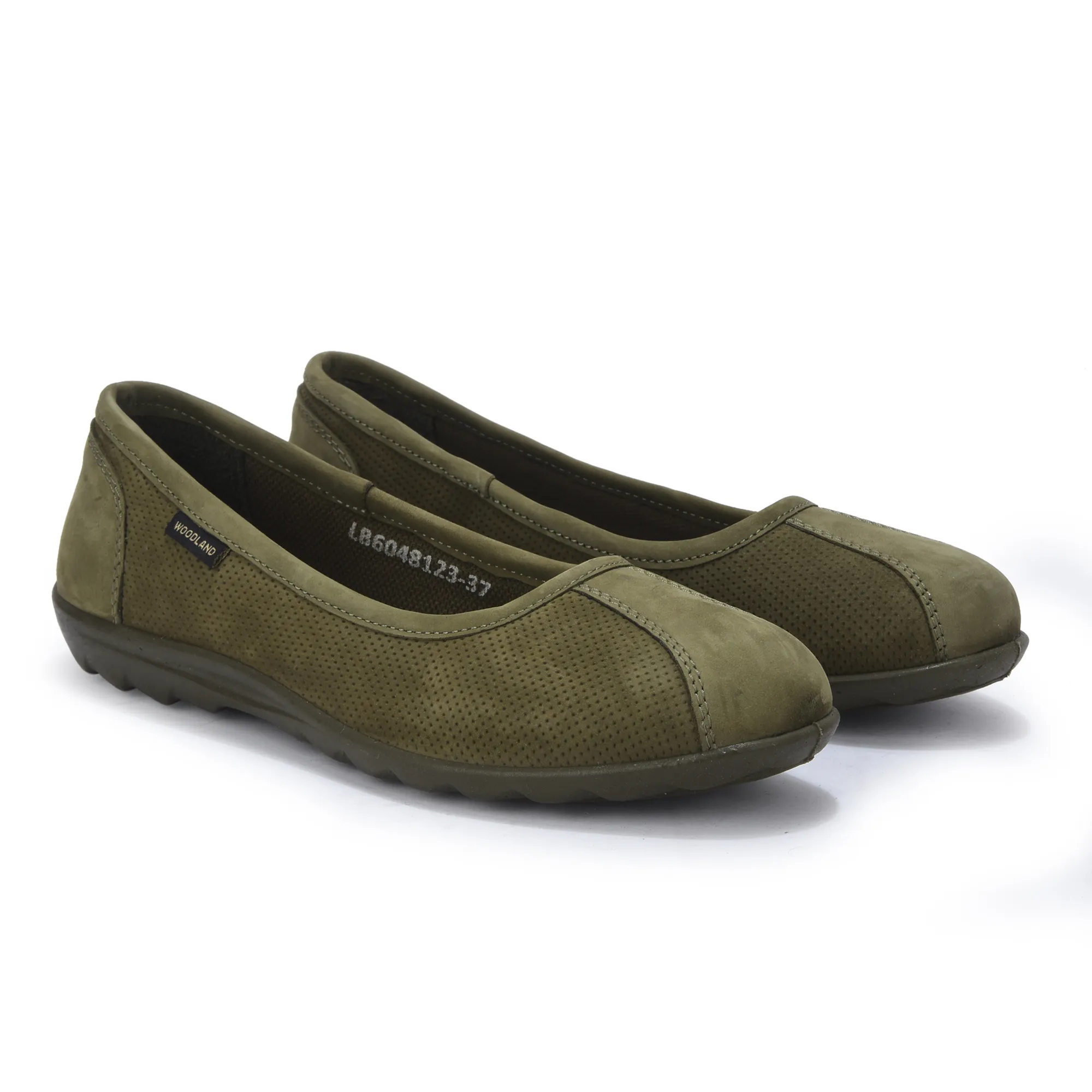 Women Olive green Nubuk Bally - Thumbnail 7