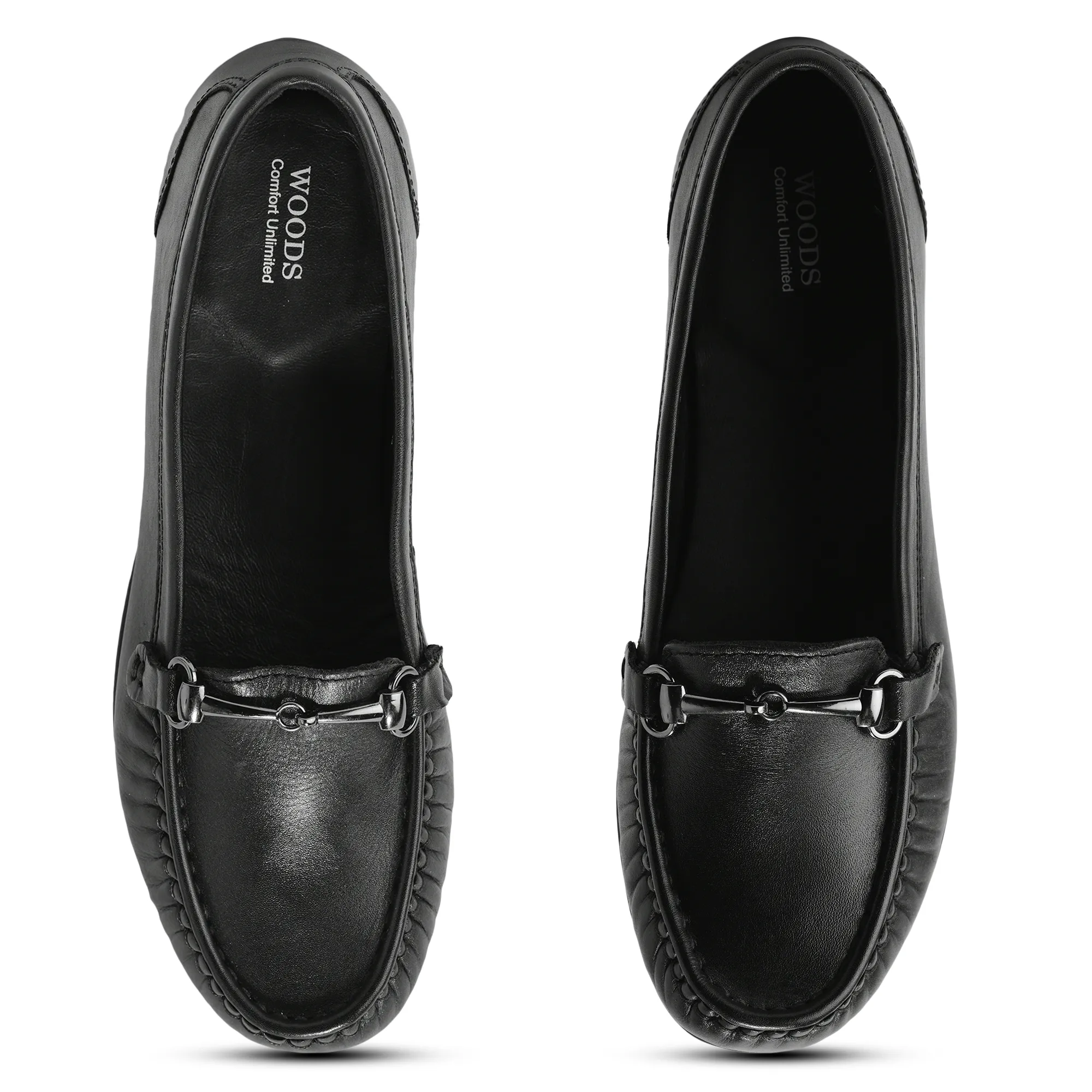 Ultra Soft Black Belly Shoes for Ladies - Thumbnail 2