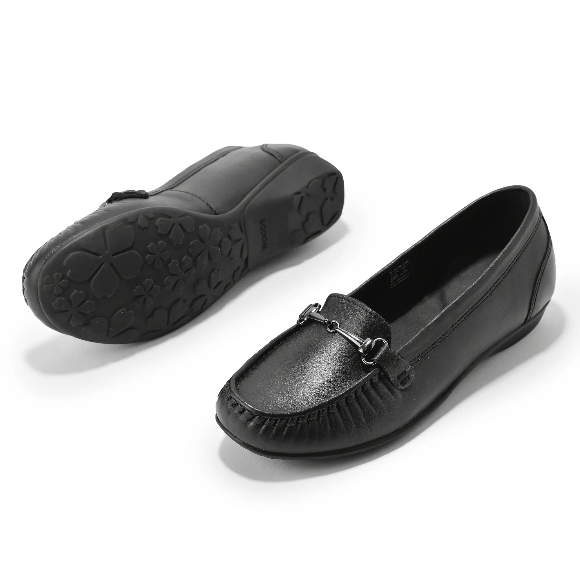 Ultra Soft Black Belly Shoes for Ladies - Thumbnail 4