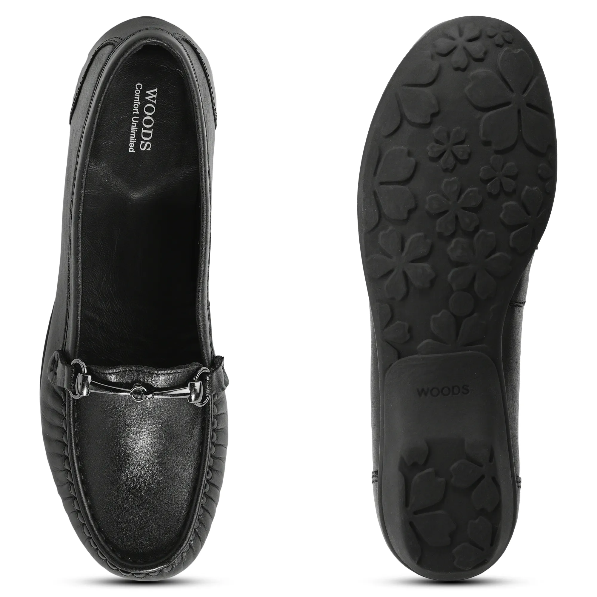 Ultra Soft Black Belly Shoes for Ladies - Thumbnail 7