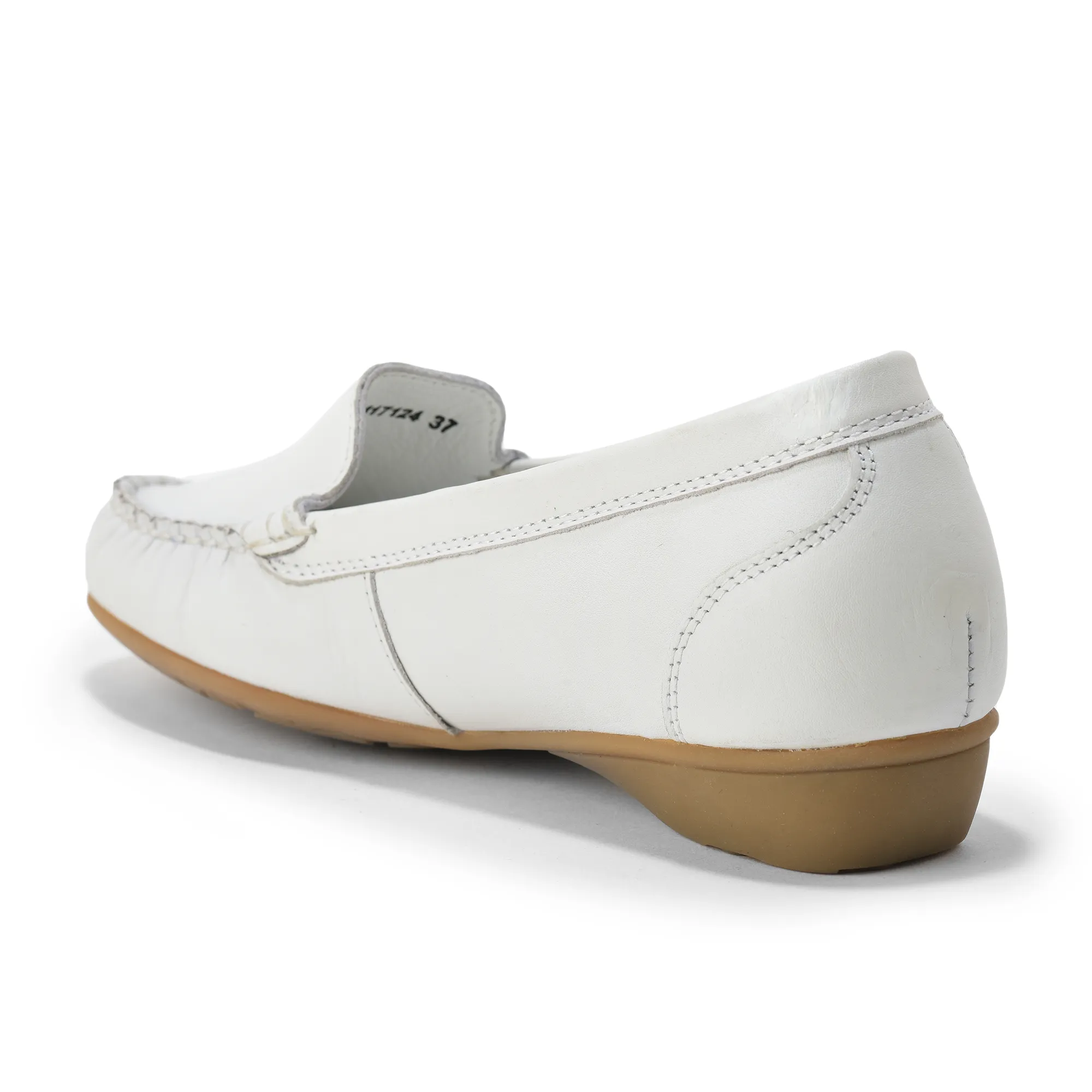 Ultra Soft White Belly Shoes for Ladies - Thumbnail 4