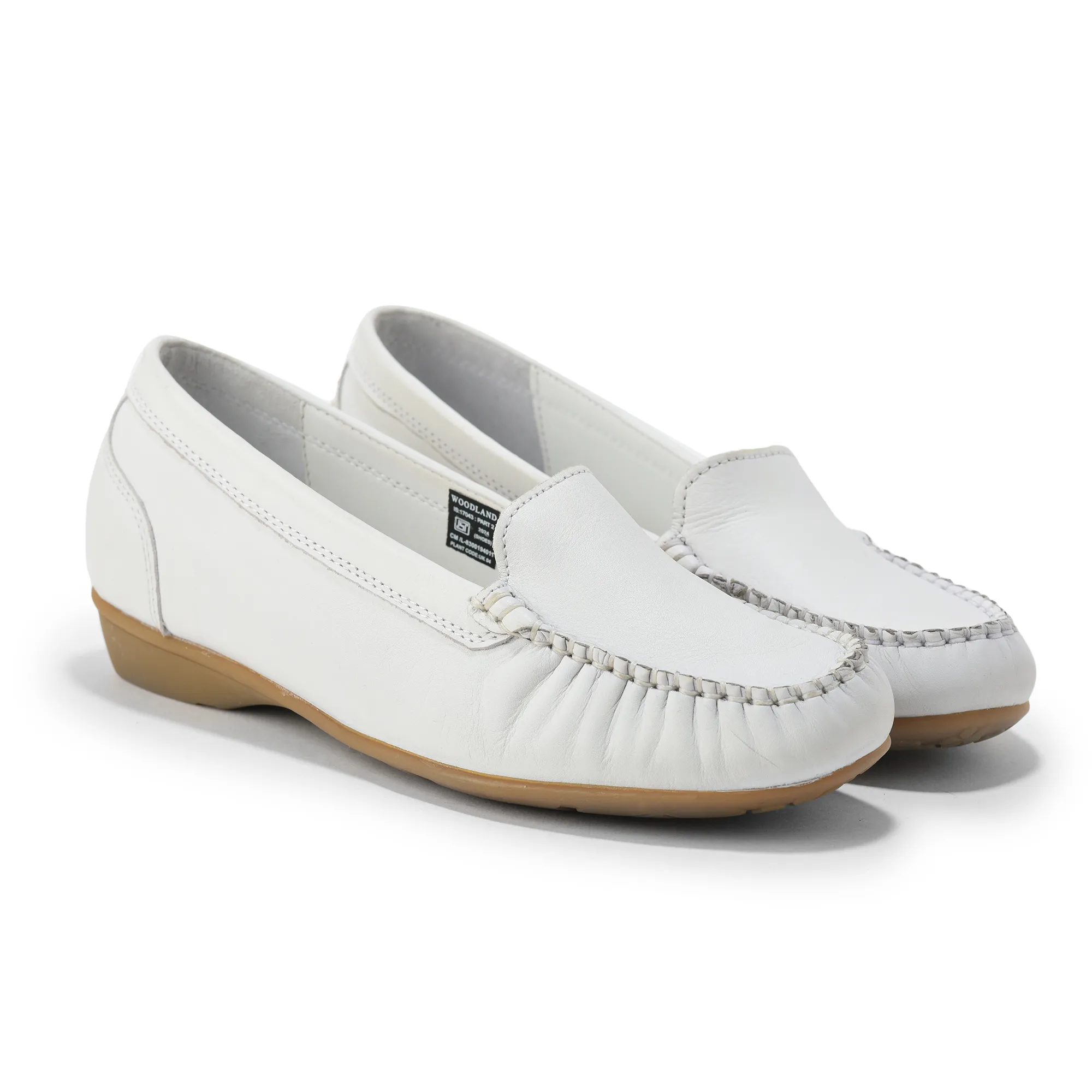 Ultra Soft White Belly Shoes for Ladies - Thumbnail 5