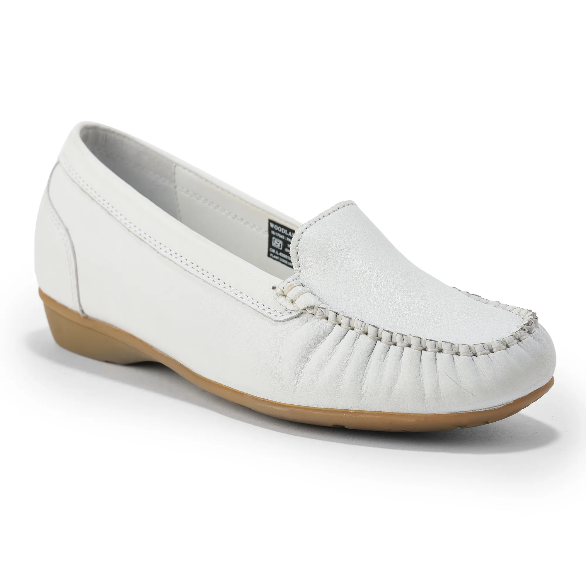 Ultra Soft White Belly Shoes for Ladies - Thumbnail 7