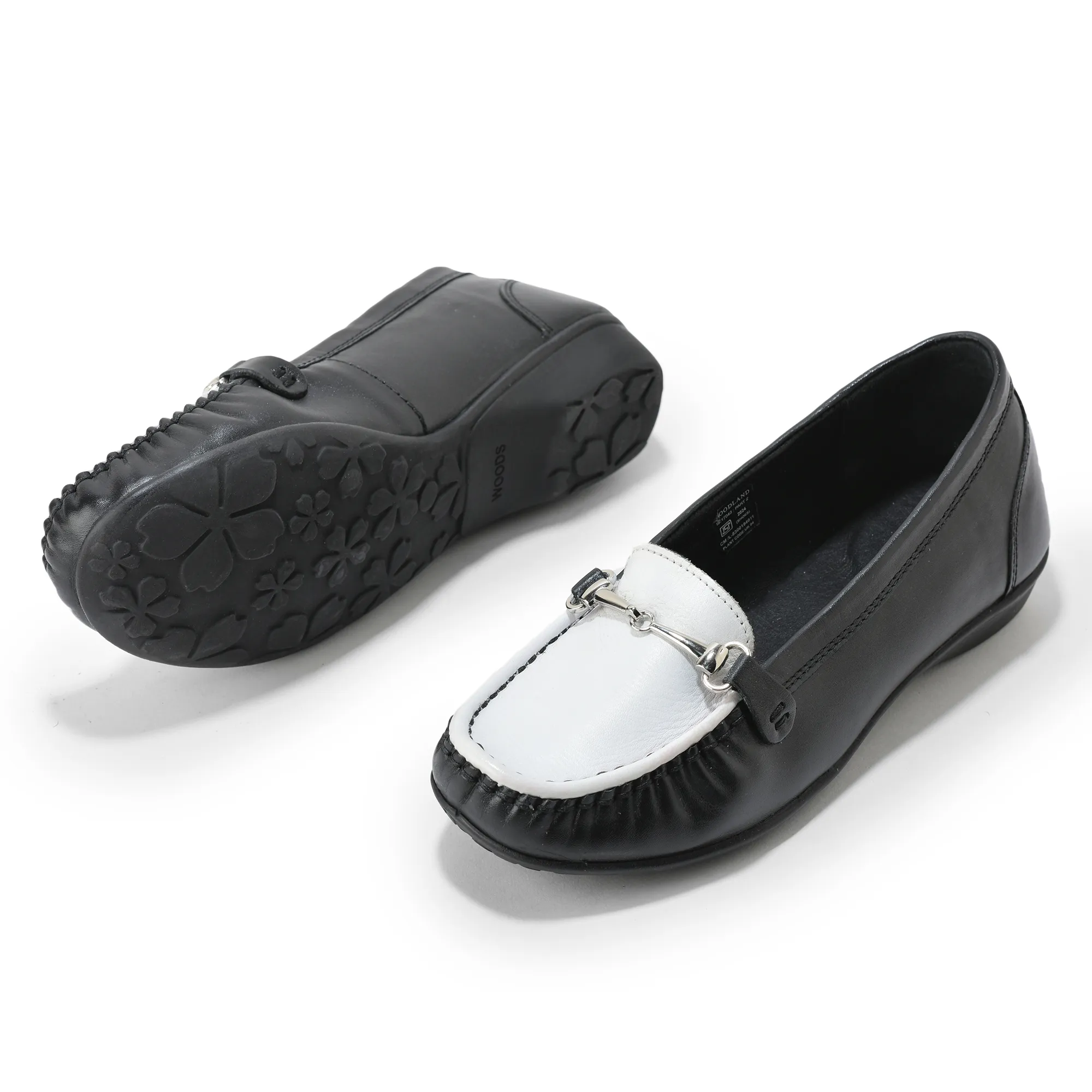 Woods Ladies Black Nappa Loafers - Thumbnail 4