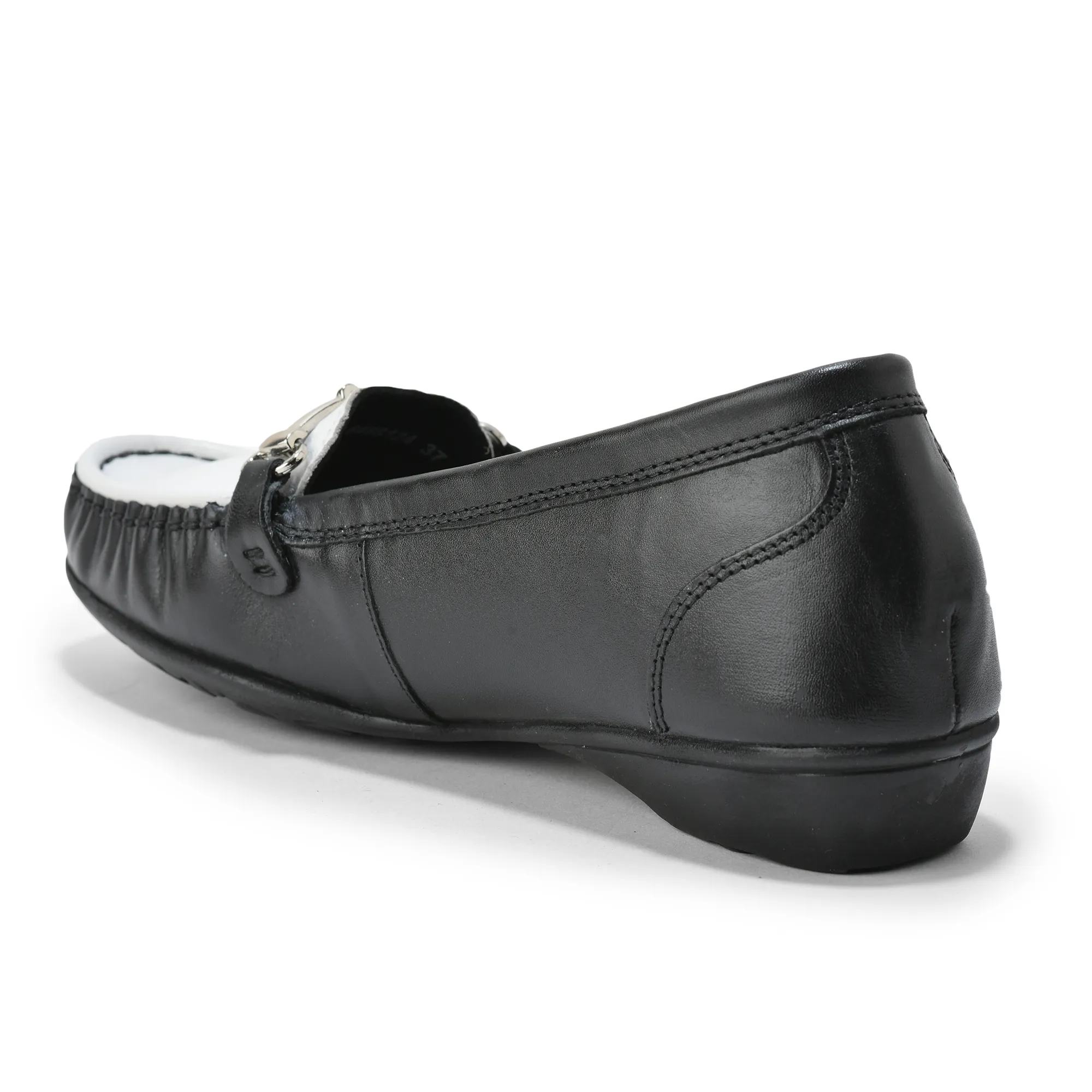 Woods Ladies Black Nappa Loafers - Thumbnail 5