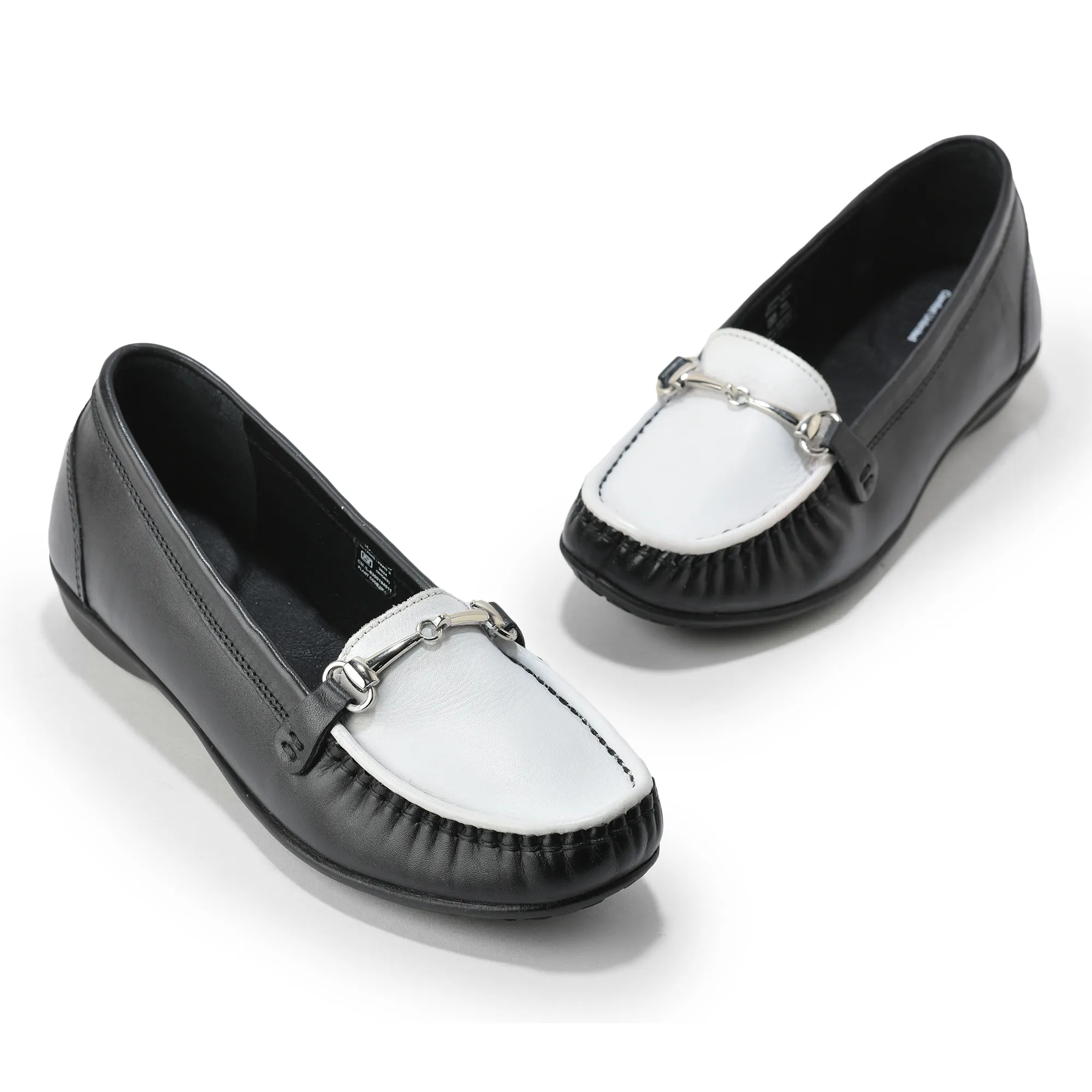Woods Ladies Black Nappa Loafers - Thumbnail 9