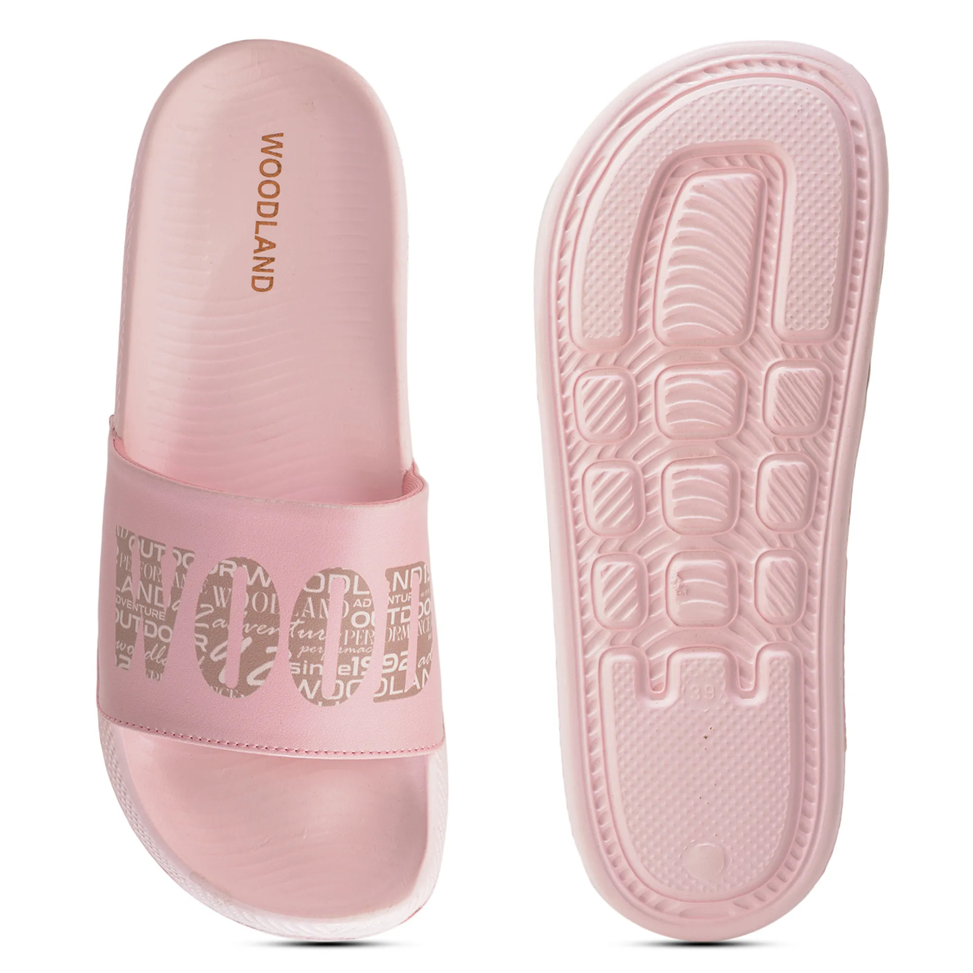 Women Pink Ultra-Light EVA Comfort Slippers - Thumbnail 9
